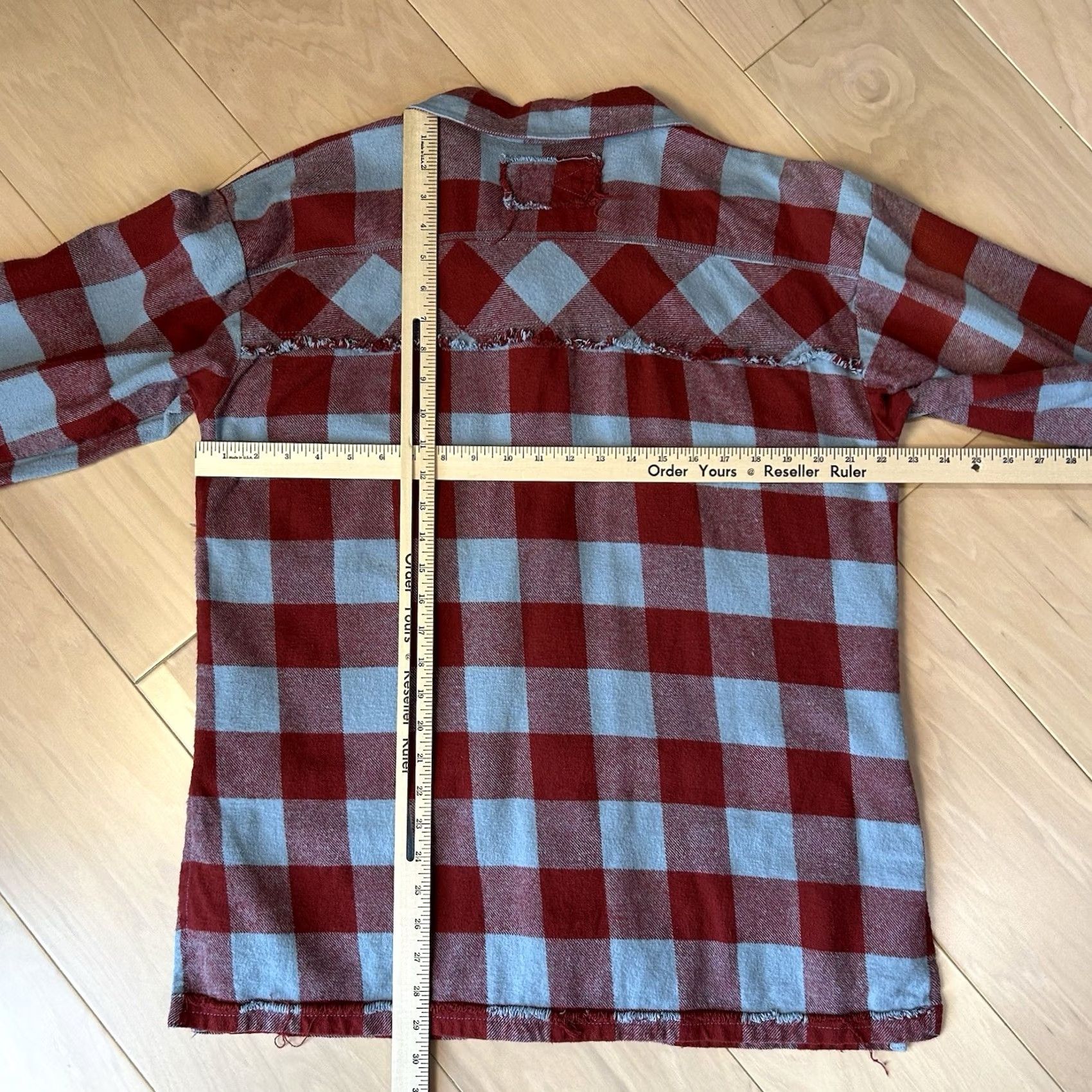 Vintage We The Free x Free People Button-Up Flannel Plaid Shacket Women’s Medium Size M / US 6-8 / IT 42-44 - 5 Thumbnail