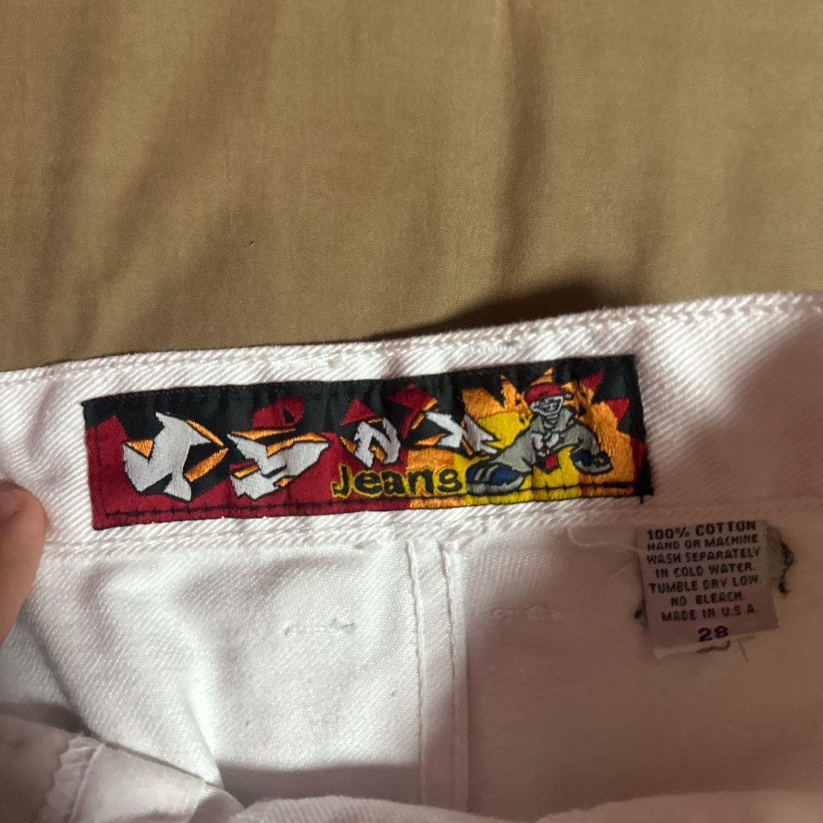 JNCO Jynx Jeans White Jnco Style Size US 28 / EU 44 - 2 Thumbnail