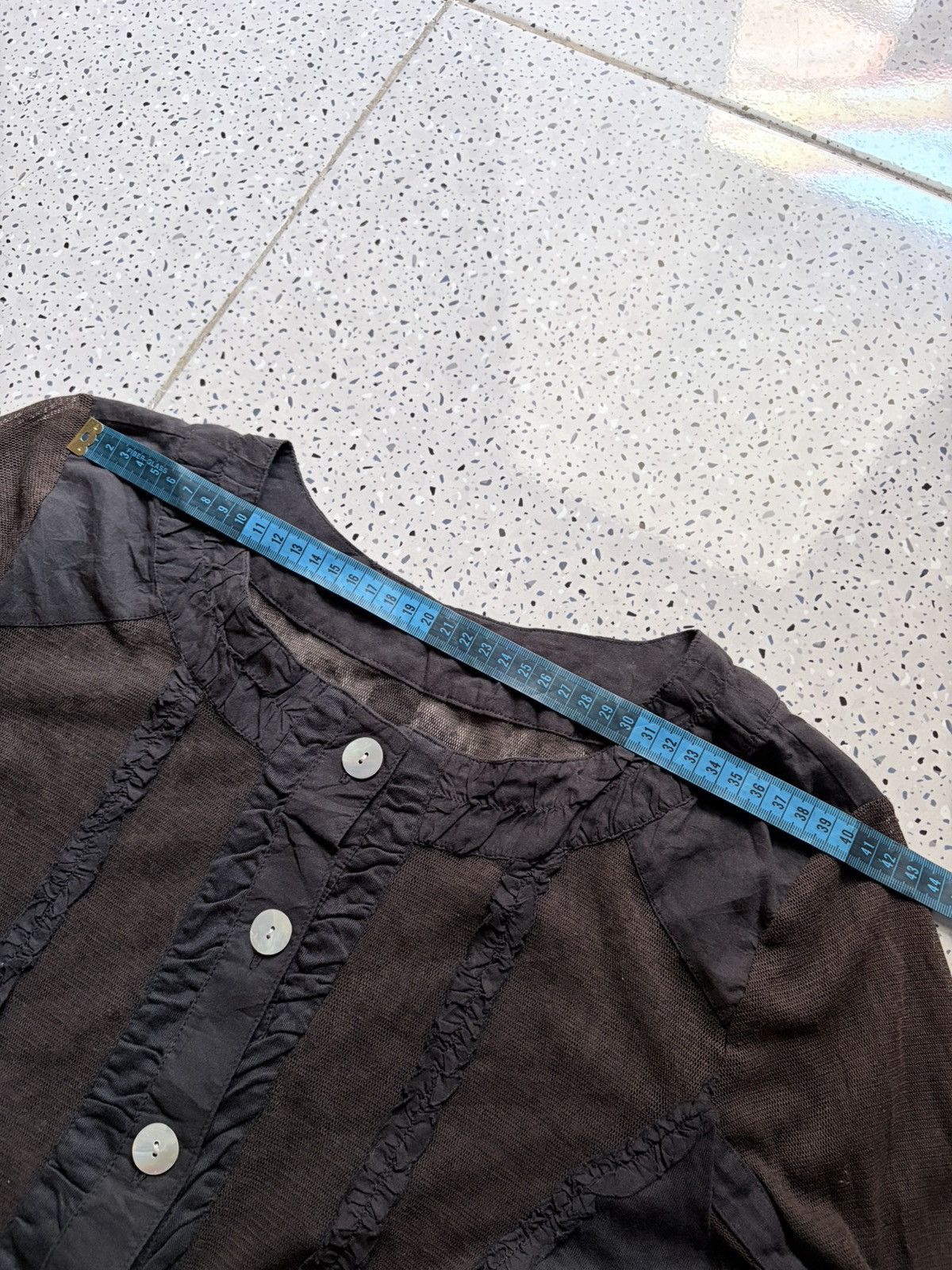 Le Grande Bleu (L.G.B.) Y2K Japanese Women Mesh Outer Tops Size M / US 6-8 / IT 42-44 - 10 Thumbnail