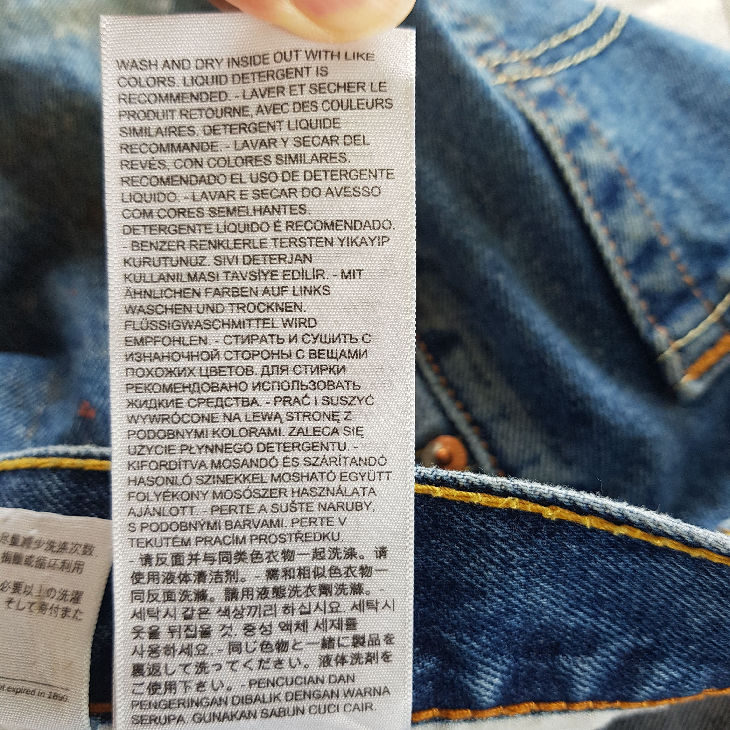 Levi's Vintage Dirty Levis 505 Jeans Released Hem Levi's Denim Size US 34 / EU 50 - 15 Thumbnail