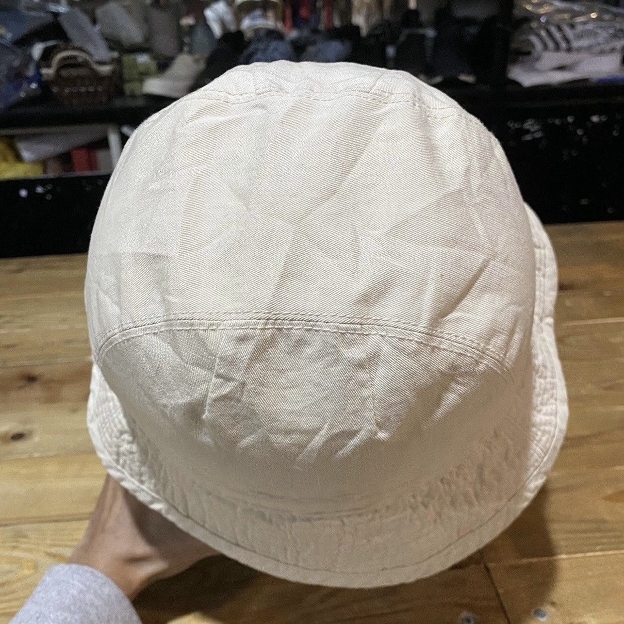 45rpm Rare 45rpm Logo White Bucket Hat Size ONE SIZE - 4 Thumbnail