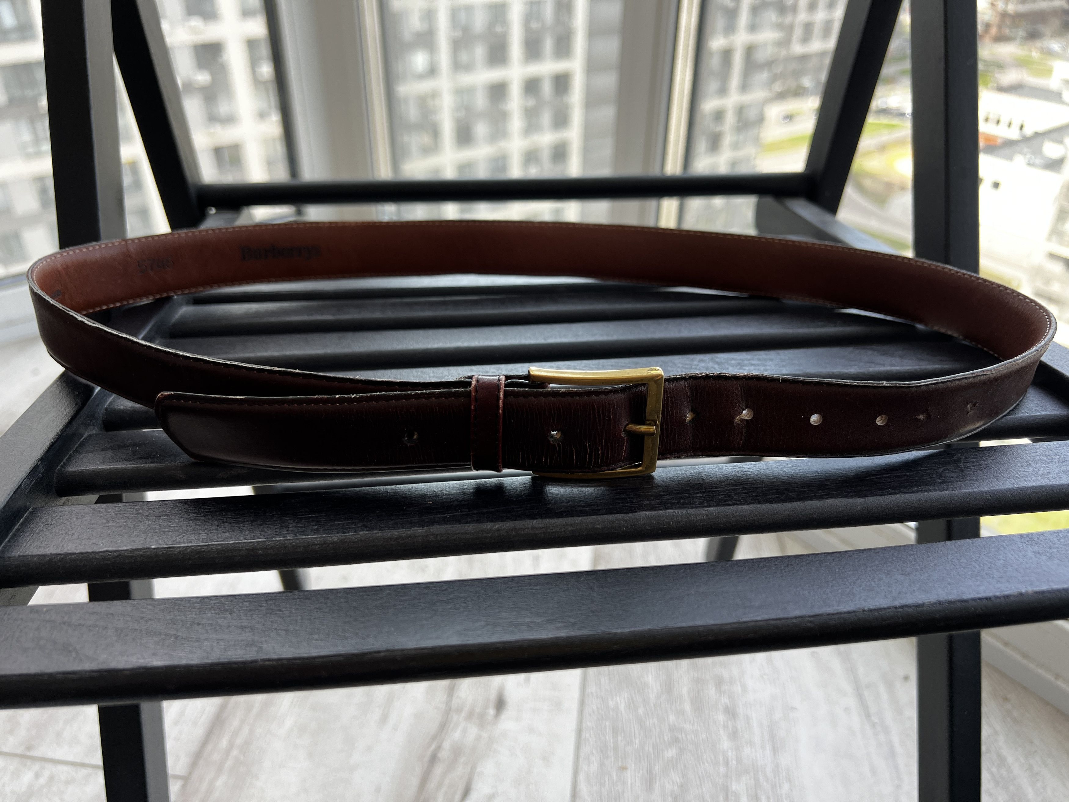 Burberry × Vintage Vintage Burberrys Belt Size 36 - 1 Thumbnail
