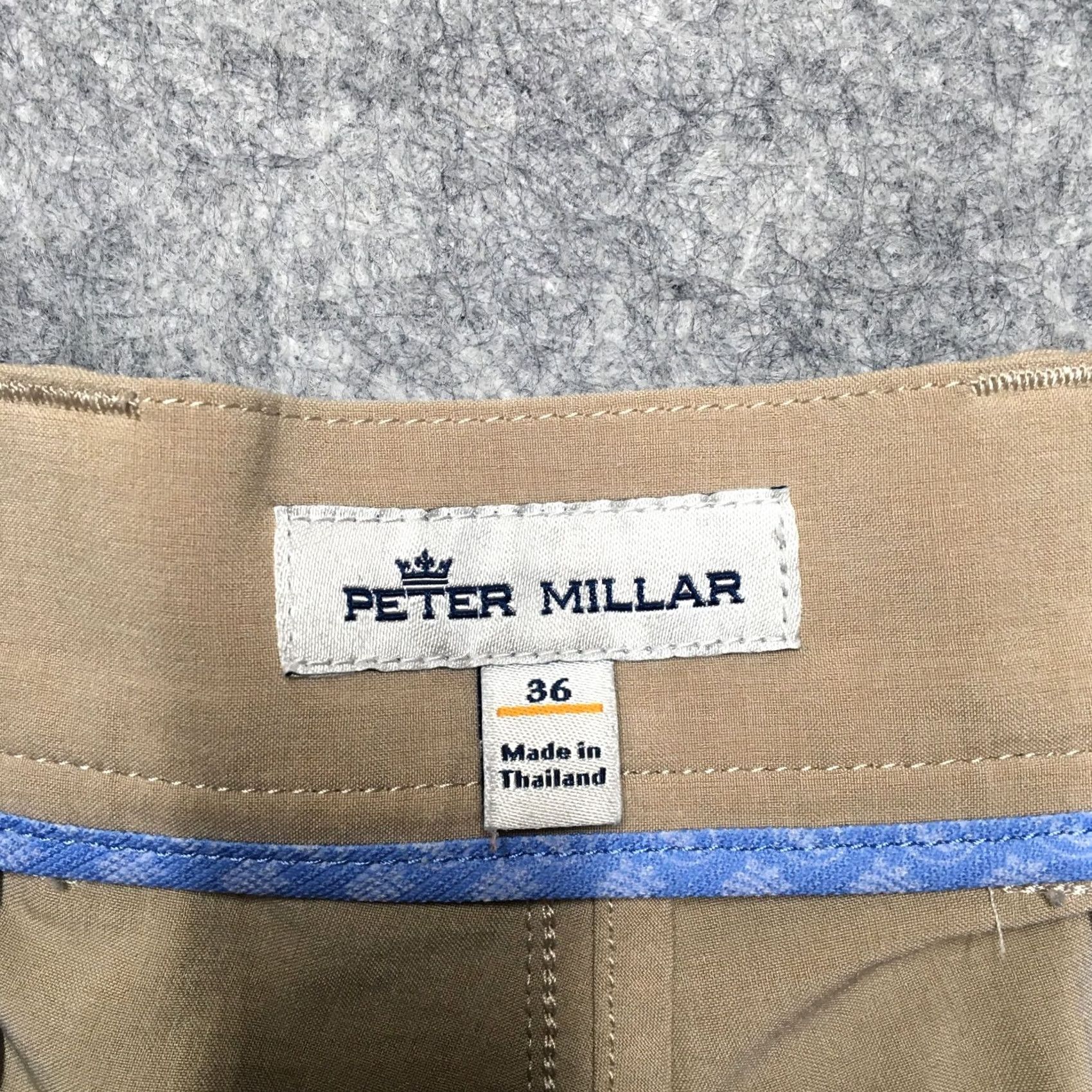 Peter Millar Peter Millar Shackleford Performance Hybrid Shorts Mens 36 Khaki Ultralight Golf Size US 36 / EU 52 - 6 Thumbnail