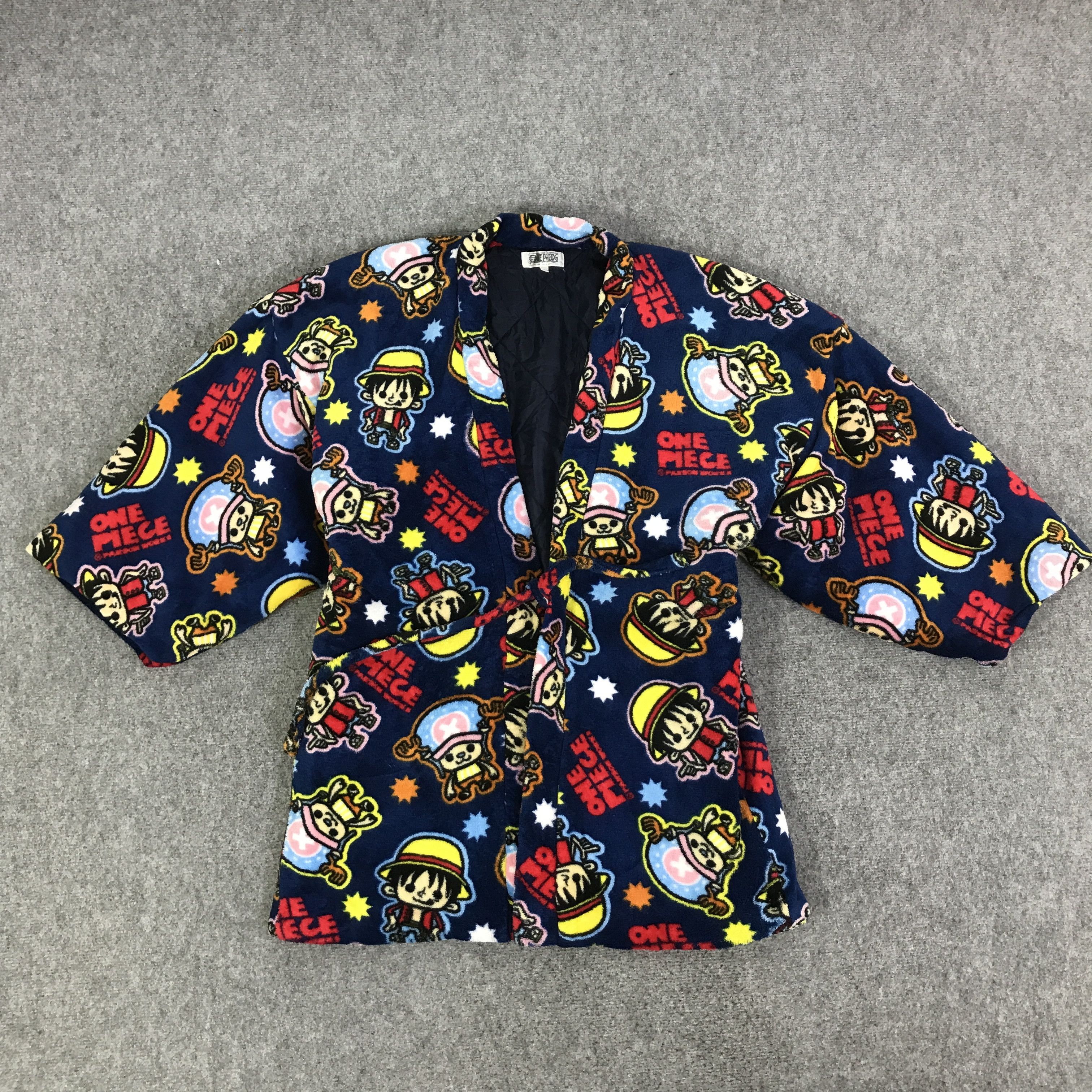 One Piece VTG ONE PIECE KIMONO CARTOON JACKET K94B2 Size US L / EU 52-54 / 3 - 1 Thumbnail