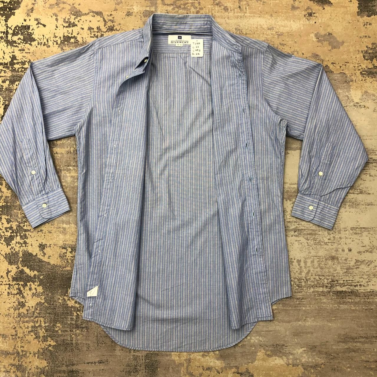 Givenchy T290 GIVENCHY MONSIEUR STRIPED SHIRTS Size US L / EU 52-54 / 3 - 3 Thumbnail