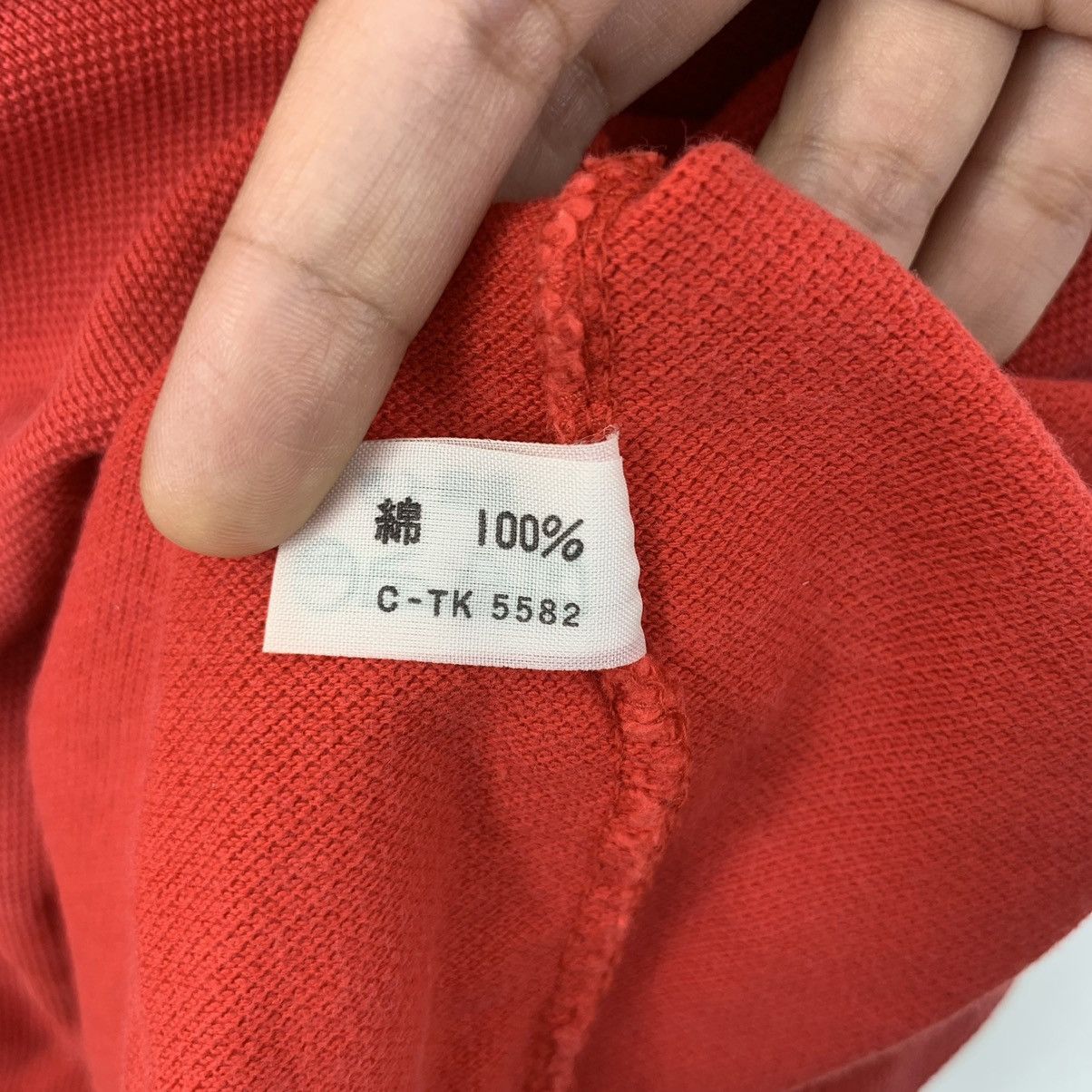 Vintage Vintage HORIZN WEST STUDIO Plain Red Polo Size M / US 6-8 / IT 42-44 - 6 Thumbnail