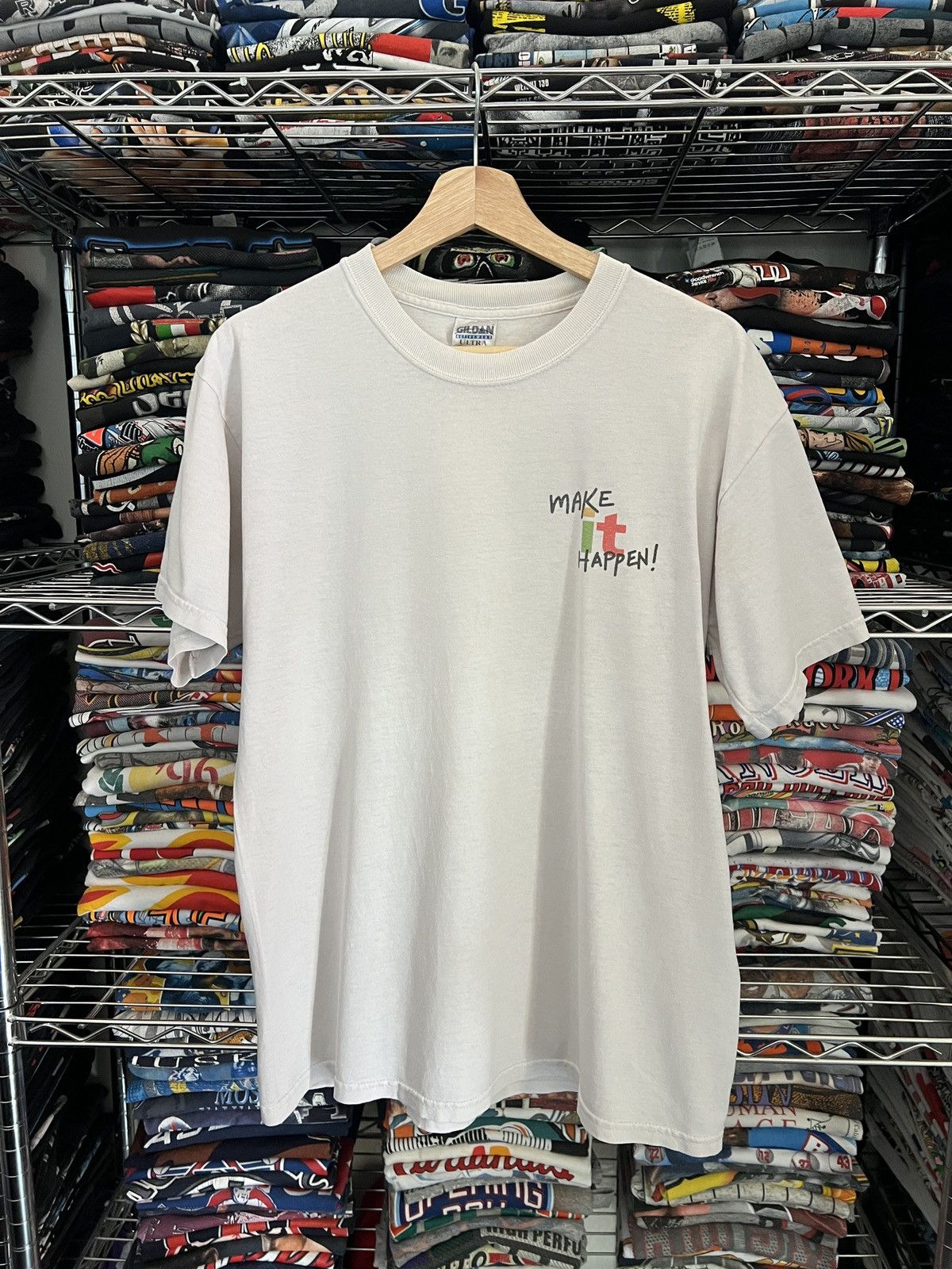 eBay 2000s eBay Make it Happen! Promo Tee Size US M / EU 48-50 / 2 - 1 Thumbnail