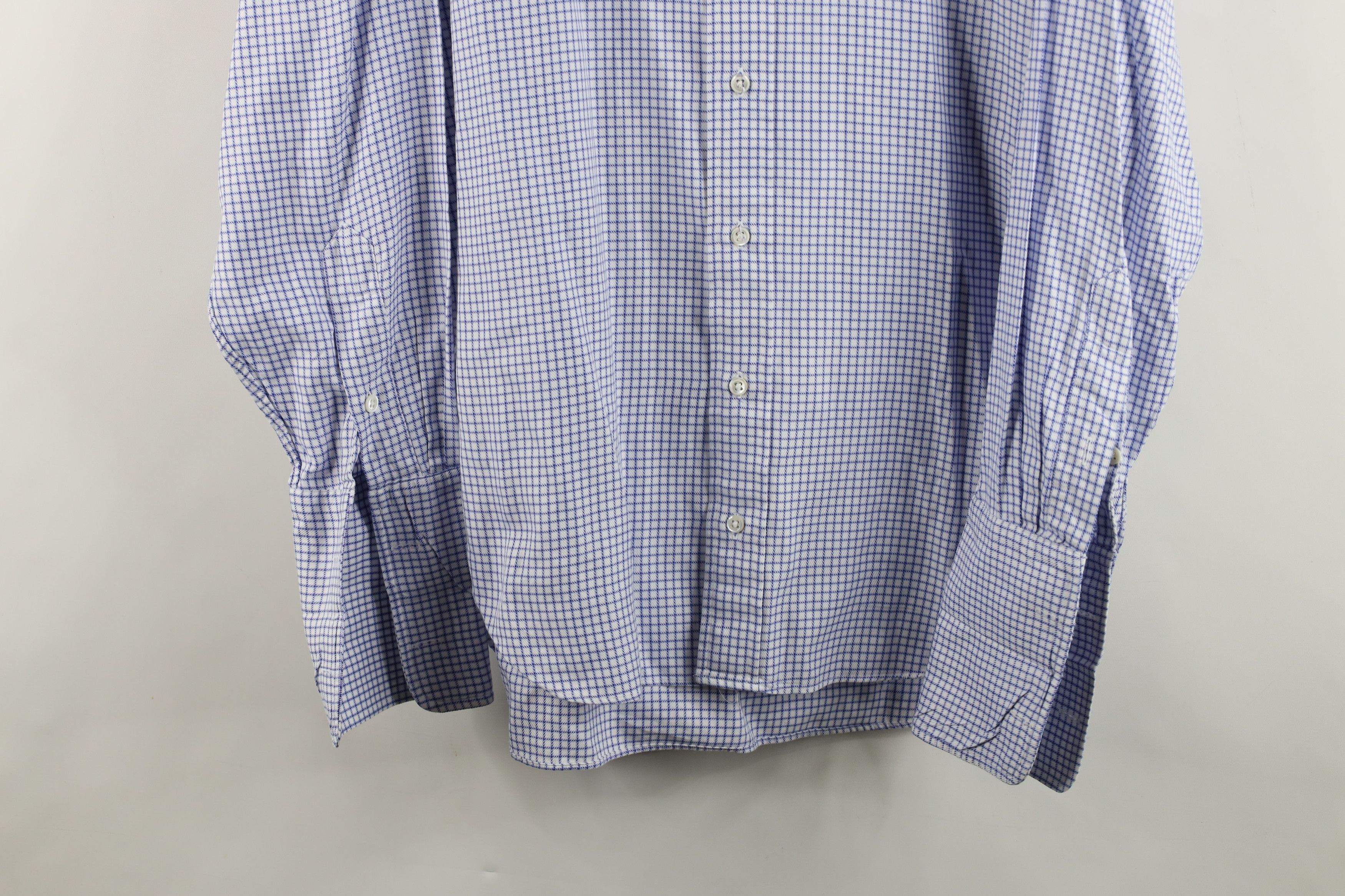 Vintage Vintage 90s Burberrys Burberry French Cuff Button Shirt USA Size US M / EU 48-50 / 2 - 3 Thumbnail