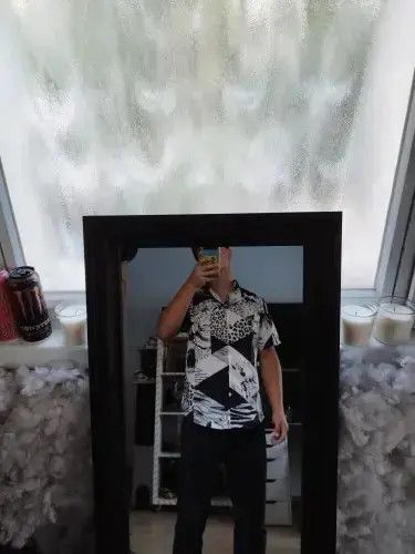 Other Hawaiian Shirt Men Fashion Flower Geometric Printed Shirt Size US XL / EU 56 / 4 - 2 Thumbnail