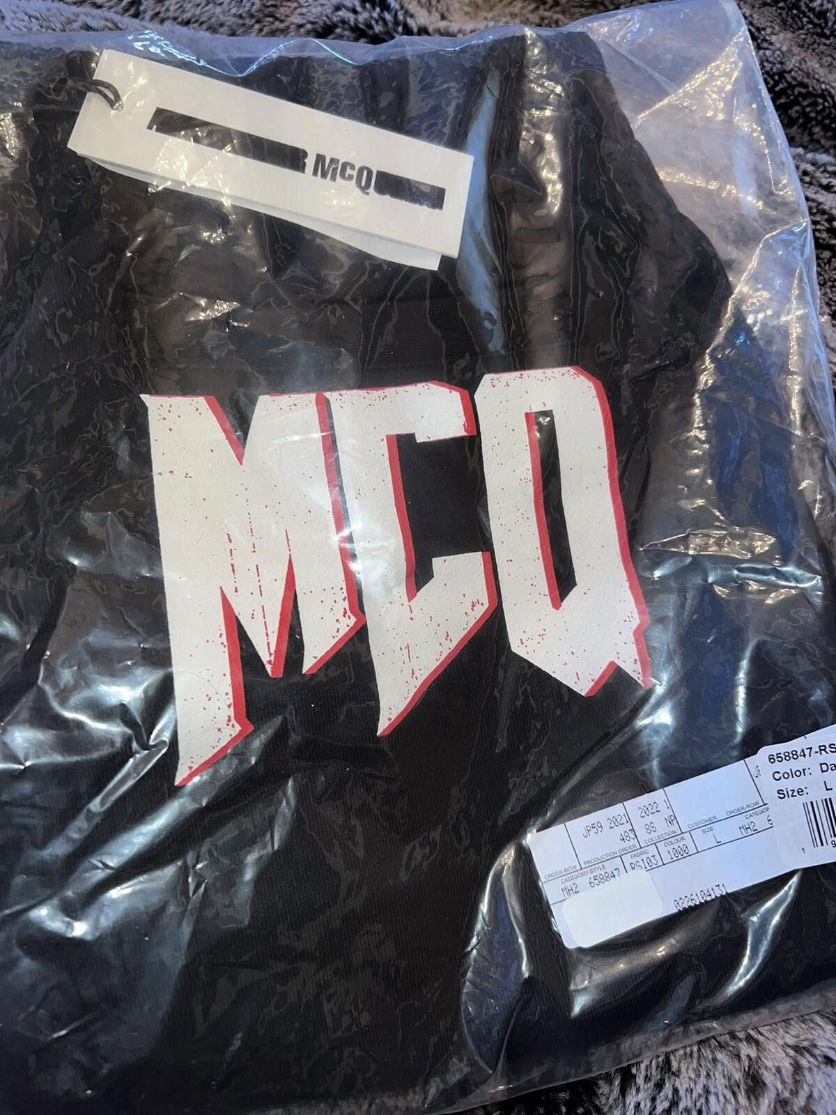 Alexander McQueen Alexander McQueen MCQ Tour Logo Sweatshorts Shorts Black L Size US 34 / EU 50 - 7 Thumbnail