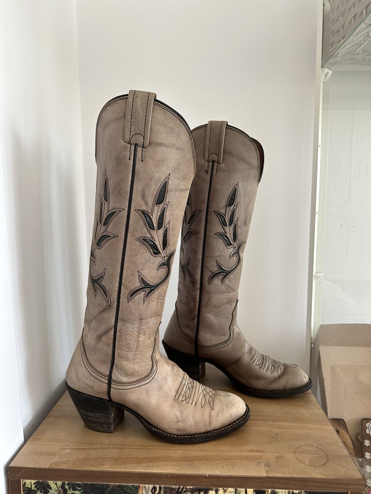 Nocona Boots Vintage Cowboy Nocona Boots 1982 80s Size US 5.5 / IT 35.5 - 1 Thumbnail