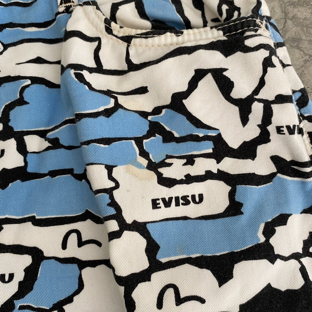 Evisu 2001 Evisu Ishigaki Camo OVP Baggy Jeans Shorts Jorts Size US 34 / EU 50 - 17 Thumbnail