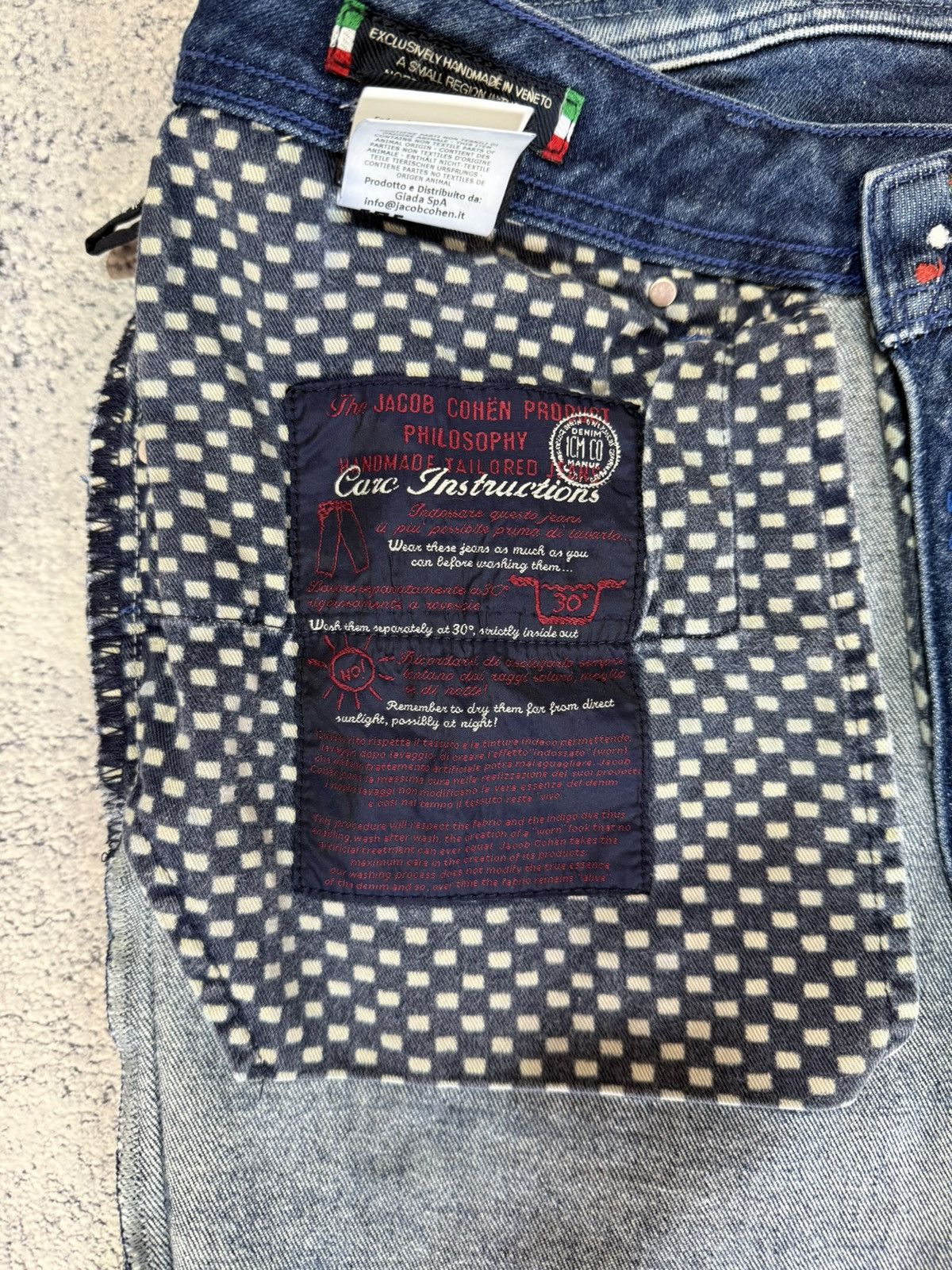 Jacob Cohen Jacob Cohen J622 Comfort Jeans 33 Handmade Dark Wash Denim Size US 33 - 10 Thumbnail