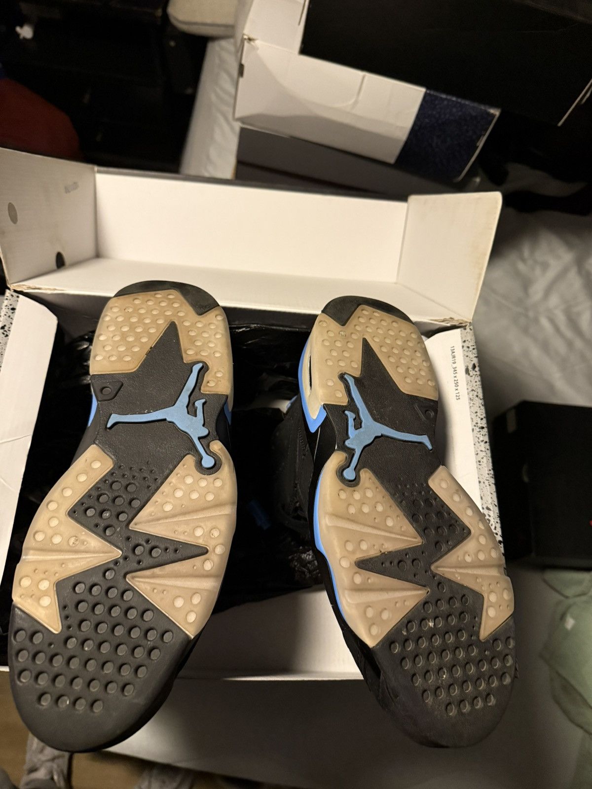 Jordan Brand Jordan 6 UNC Black Size US 9 / EU 42 - 5 Thumbnail