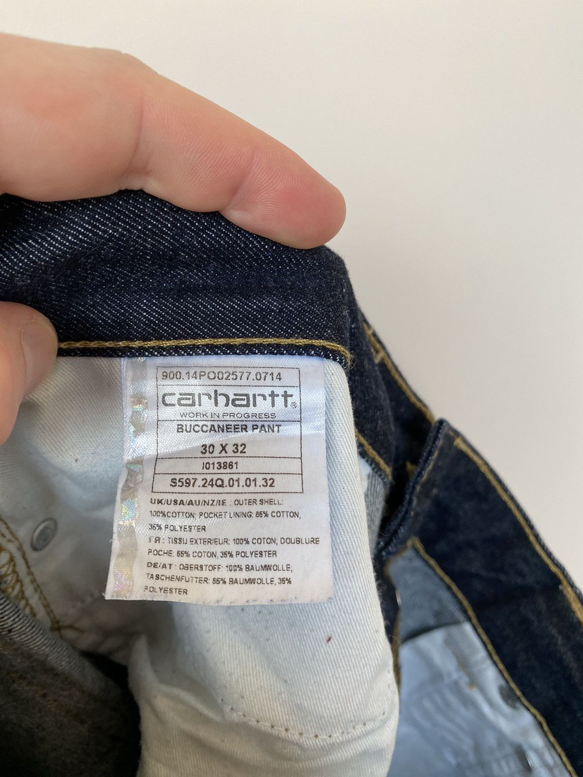 Carhartt Carhartt Men's Jeans Size US 30 / EU 46 - 5 Thumbnail
