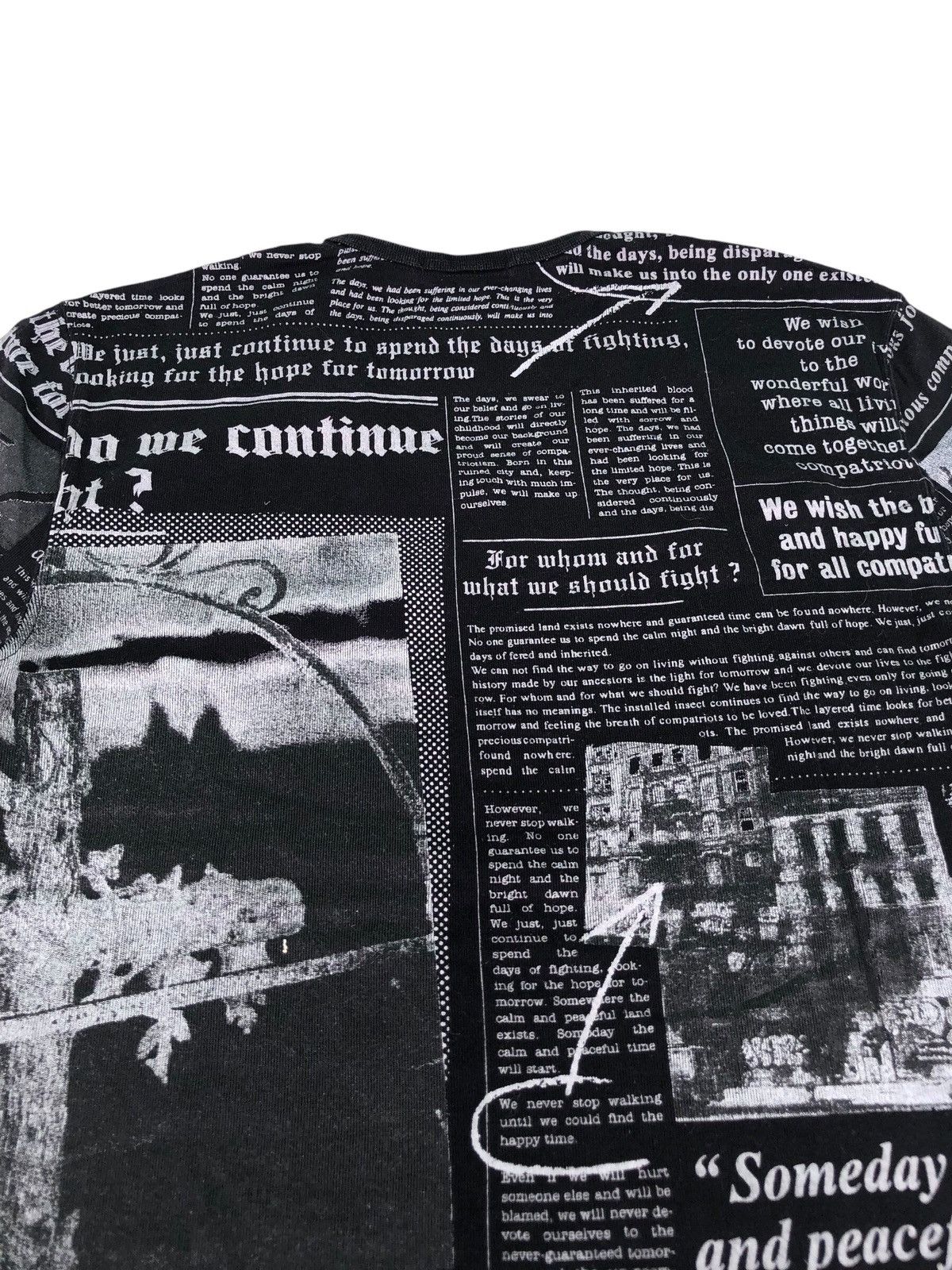 14th Addiction × Hysteric Glamour × Nicole Club Nicole Club For Men Y2K Style T-shirt Size US S / EU 44-46 / 1 - 9 Thumbnail