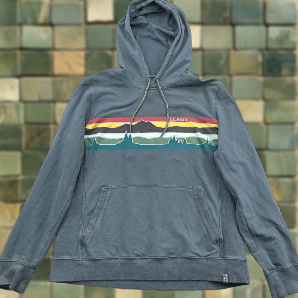 Vintage L.L.Bean Hoodie Mens Large Gorpcore Boho Surf Skater Travel Preppy Relax Hiking Vintage: No Size US L / EU 52-54 / 3 - 1 Thumbnail
