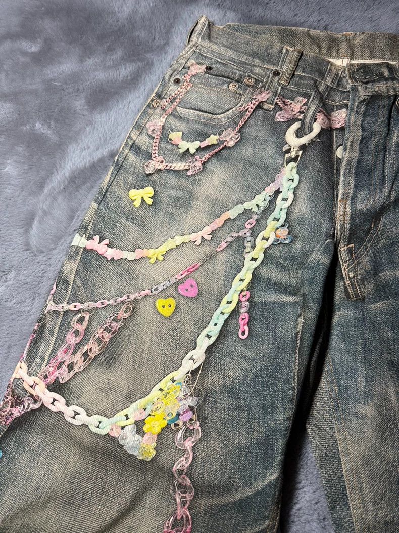 Acne Studios Acne Studios 3D printed candy jeans Size US 34 / EU 50 - 2 Thumbnail