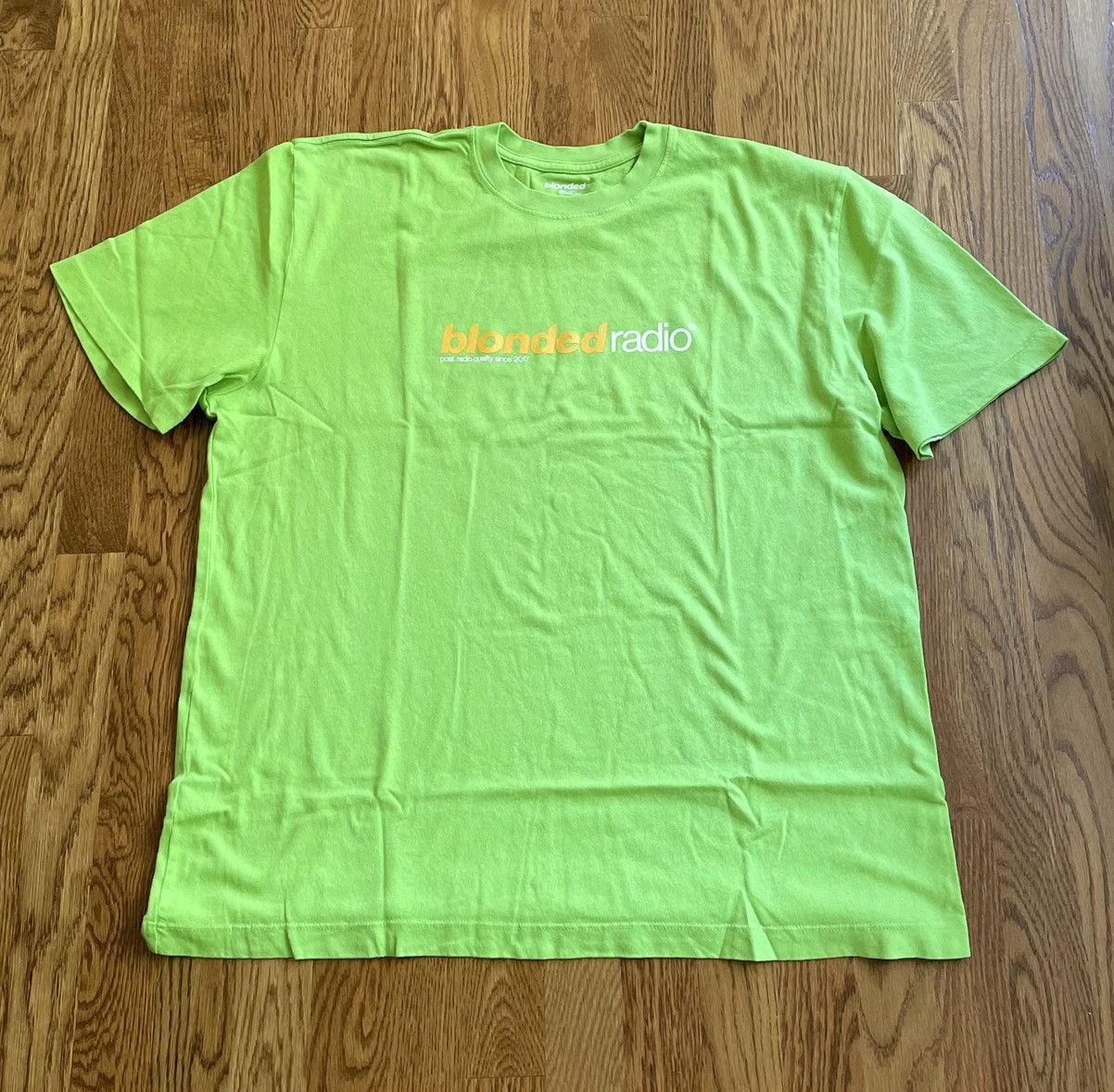 Frank Ocean Medium New Classic Logo Tee Bolt Yellow Blonded Radio LSD Size US M / EU 48-50 / 2 - 1 Thumbnail