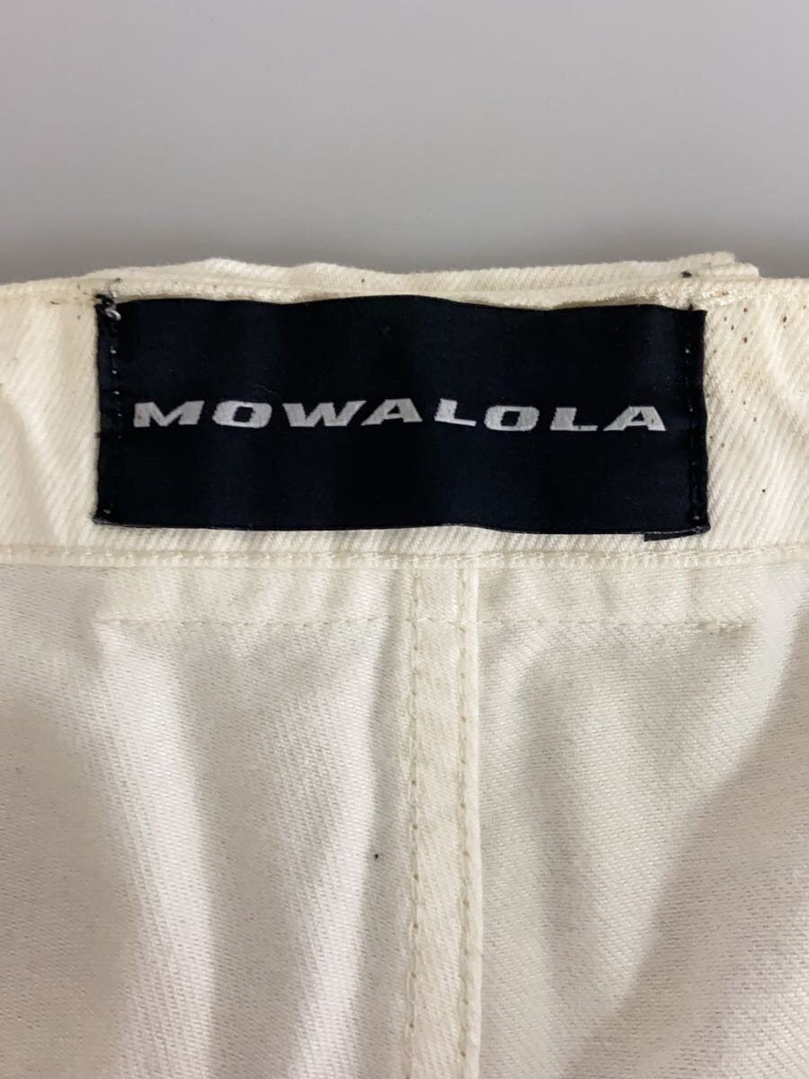 Mowalola MOWALOLA Stained Design Cargo Pants White 30 Size US 33 - 4 Thumbnail