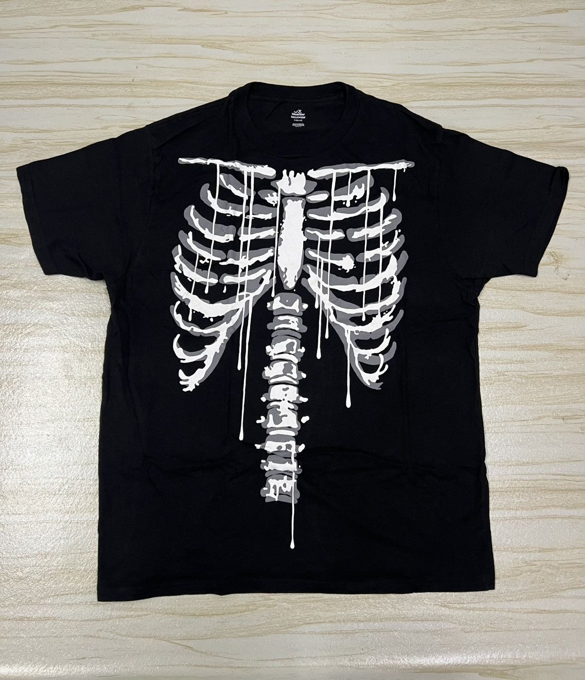 Other Skeleton Rib Cage And Spine Art Black T-shirt Size US L / EU 52-54 / 3 - 1 Thumbnail
