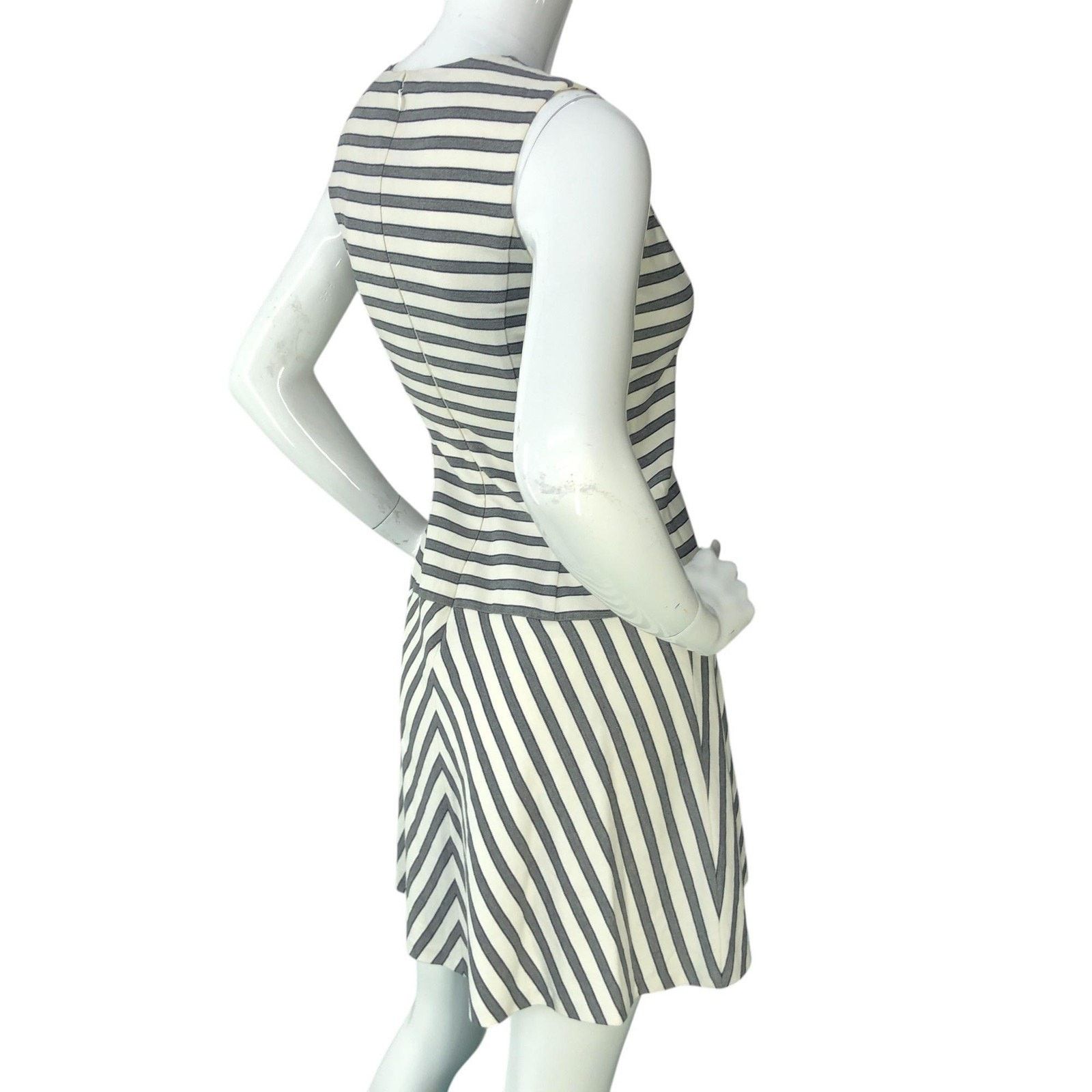 Theory Theory Dress 0 Stripe Sleeveless Alaqua Eastview Skater NEW Size XS / US 0-2 / IT 36-38 - 8 Thumbnail