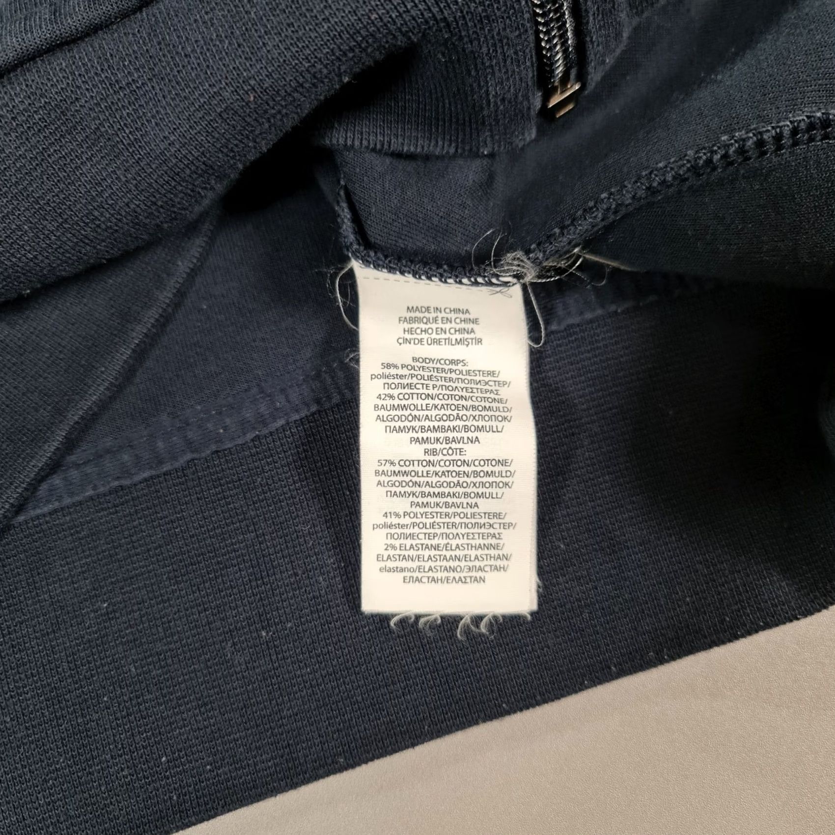 Polo Ralph Lauren Polo Ralph Lauren Mens Hoodie Navy Blue Large Tech Double Knit Performance Full Zip Hoodie Size US L / EU 52-54 / 3 - 7 Thumbnail