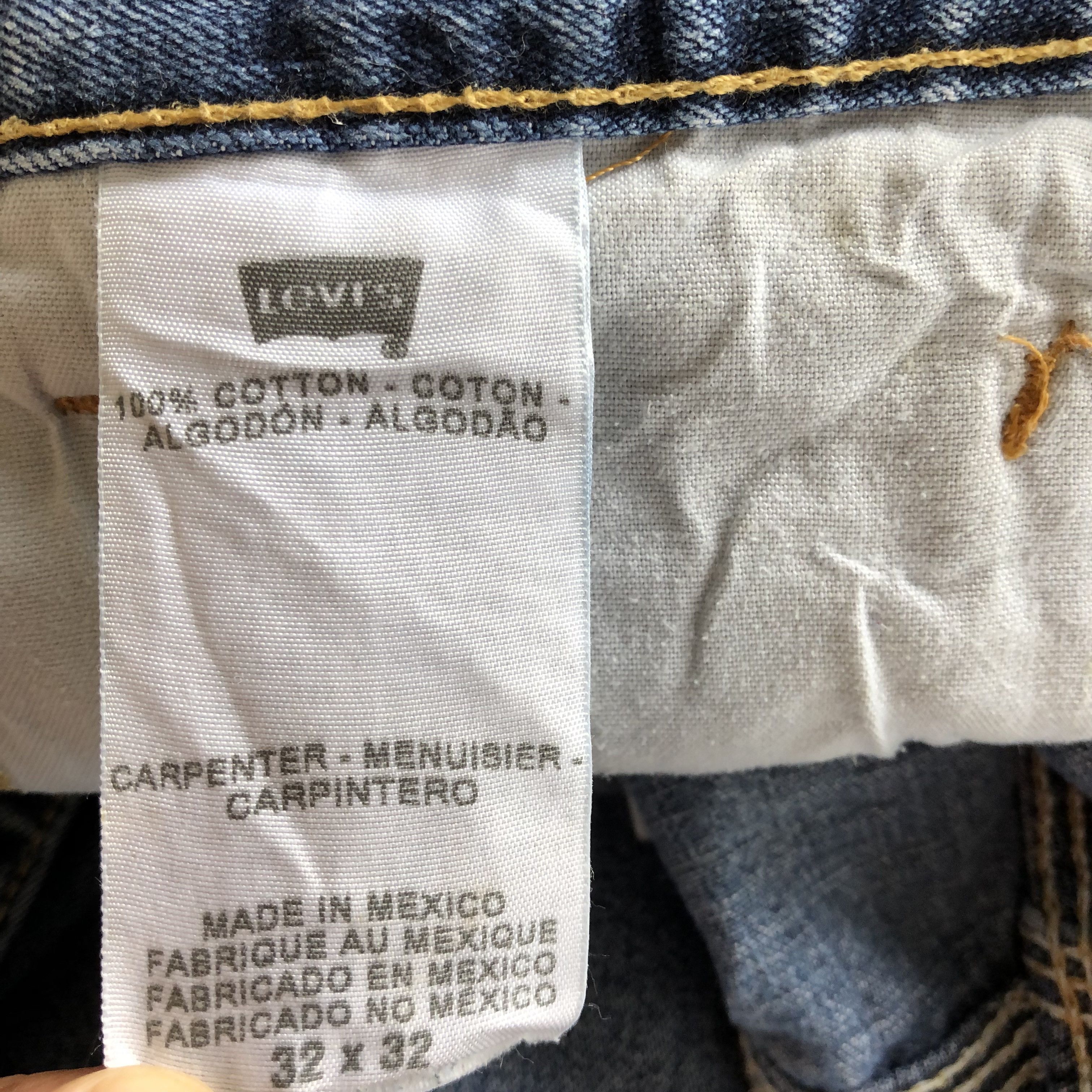 Levi's Vintage Levi's Carpenter Baggy Jeans Levis Workers Denim Size US 32 / EU 48 - 9 Thumbnail