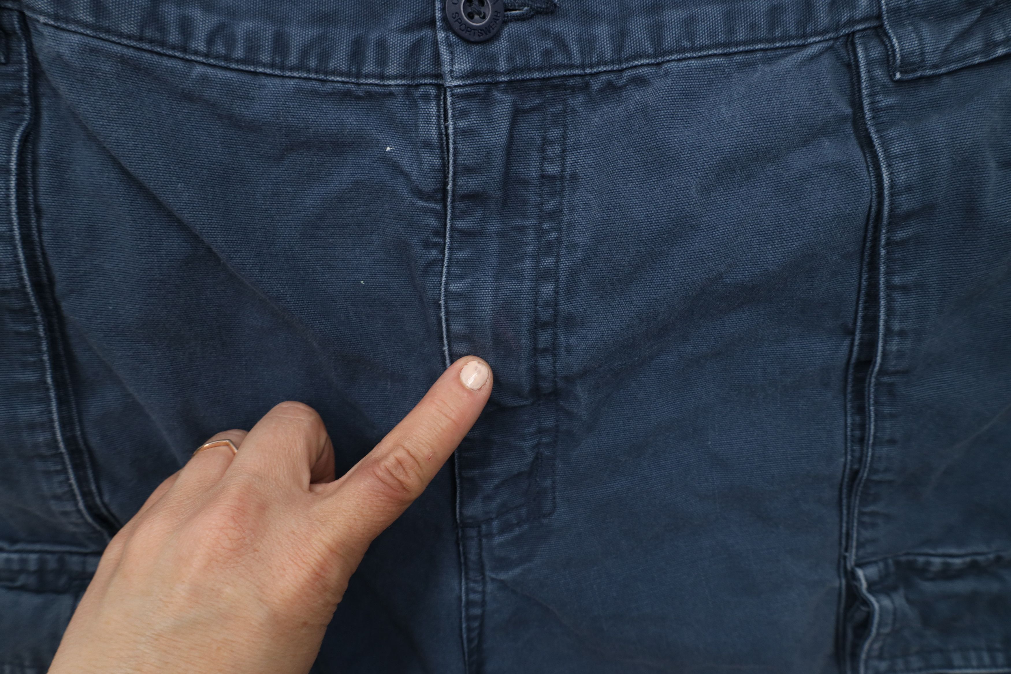 Columbia × Vintage Vintage Y2K Columbia Above Knee Canvas Cargo Shorts Cotton Size US 36 / EU 52 - 5 Thumbnail