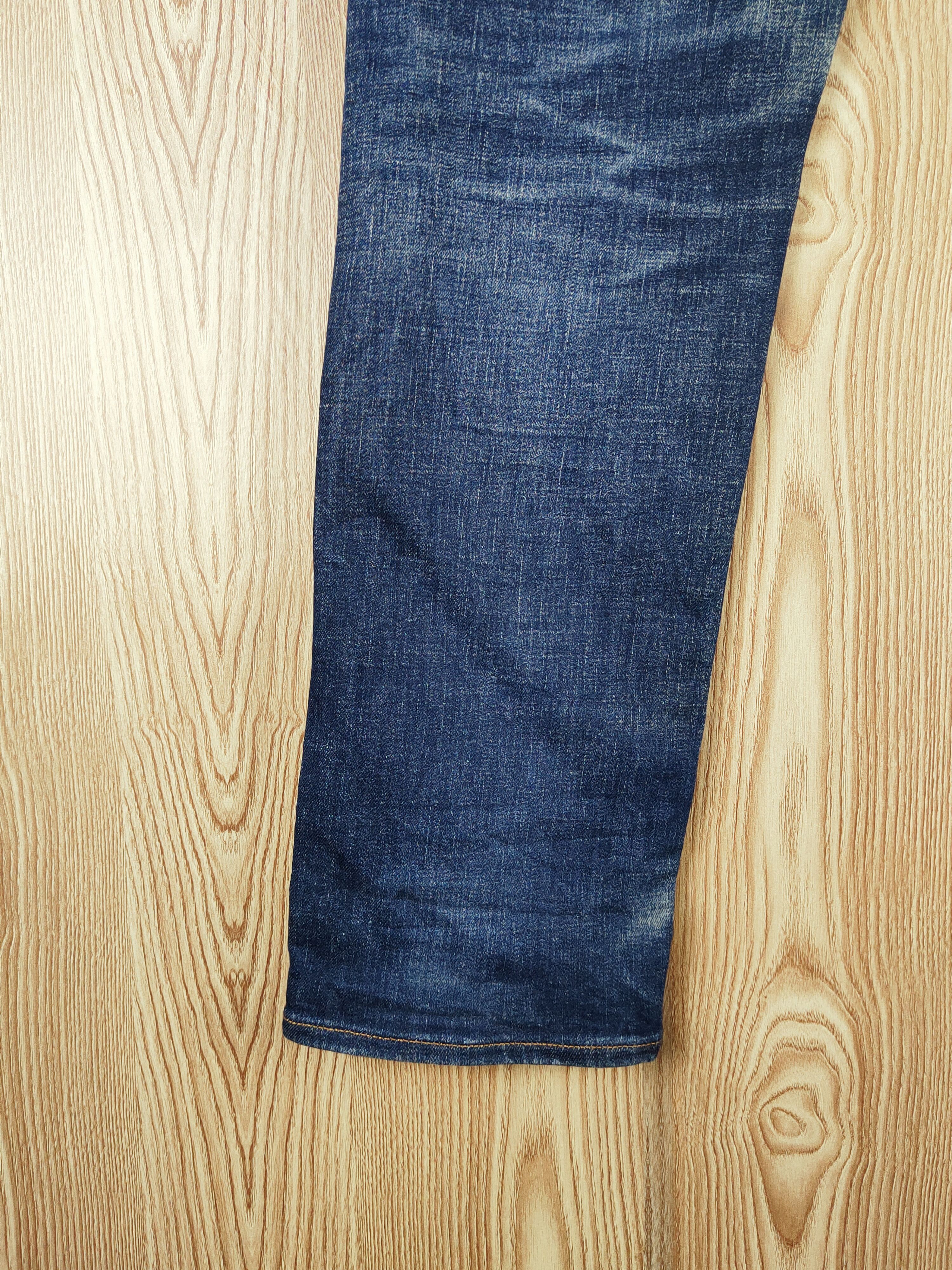 Gap Gap Dark Blue Faded Distressed Ripped Jeans #S2728 Size US 33 - 11 Thumbnail