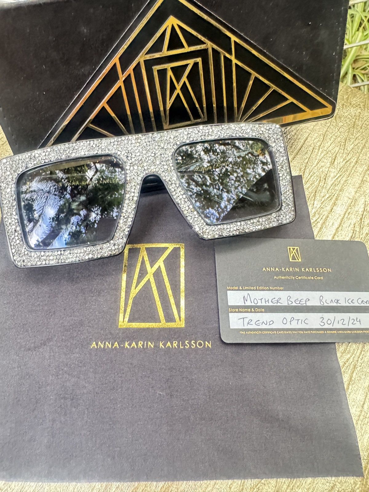 Other Anna-Karin Karlsson - Mother Beep Swarovski Sunglasses Size ONE SIZE - 1 Thumbnail