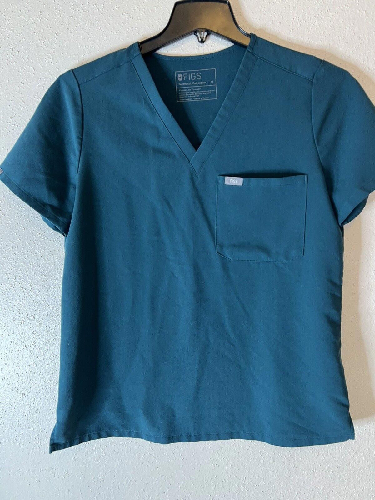 Designer Figs Technical Collection Pocket Medical Scrub Top M Size ONE SIZE - 1 Thumbnail