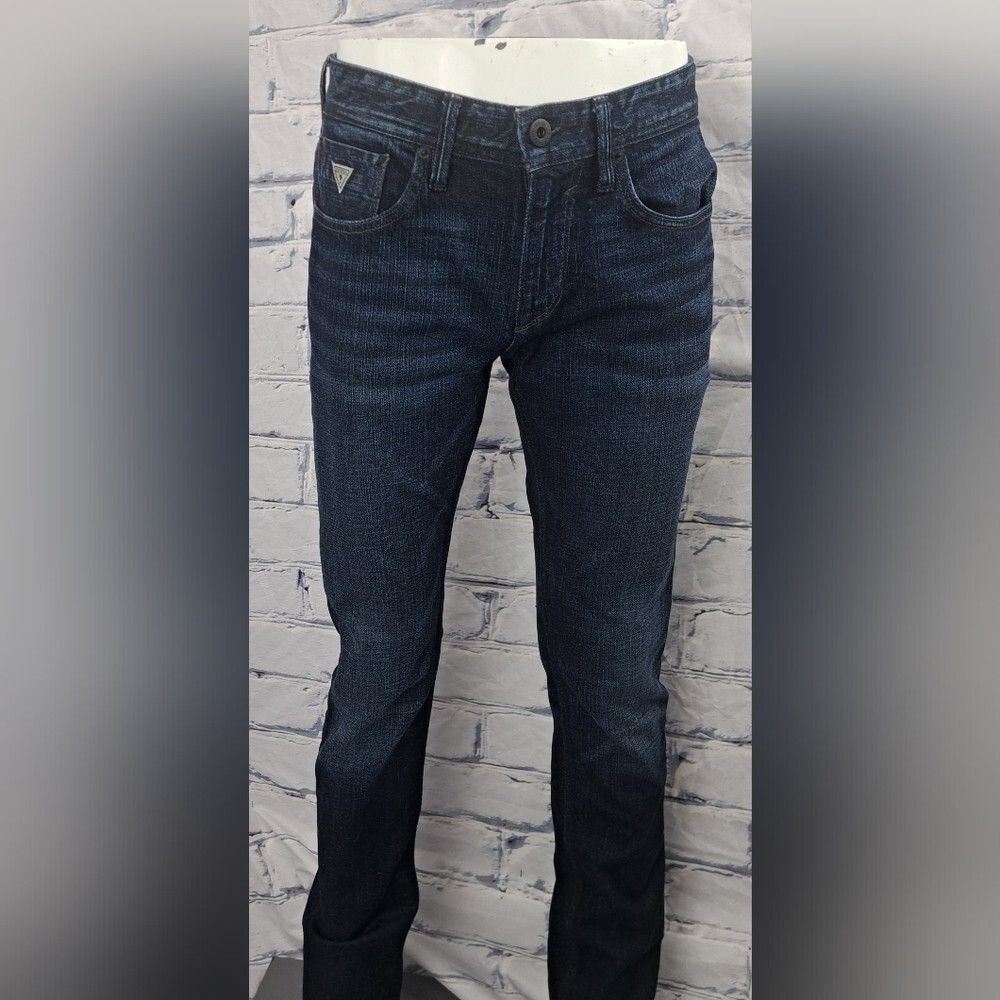 Guess Guess Los Angeles Men's Robertson Slim Tapered Jeans Dark B Size US 30 / EU 46 - 8 Thumbnail