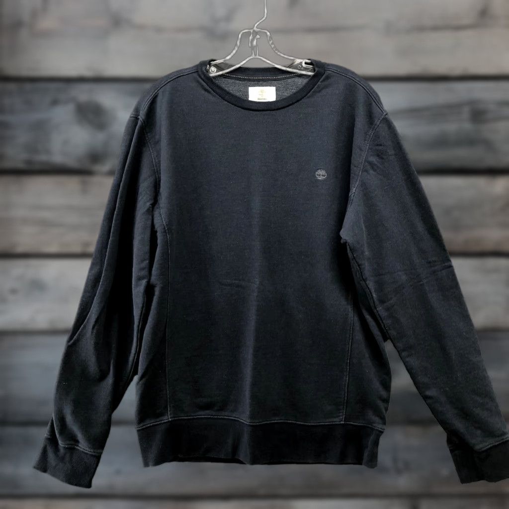 Timberland Timberland Sweatshirt Mens M Navy Blue Crewneck Pullover Cotton Blend Size US M / EU 48-50 / 2 - 1 Thumbnail
