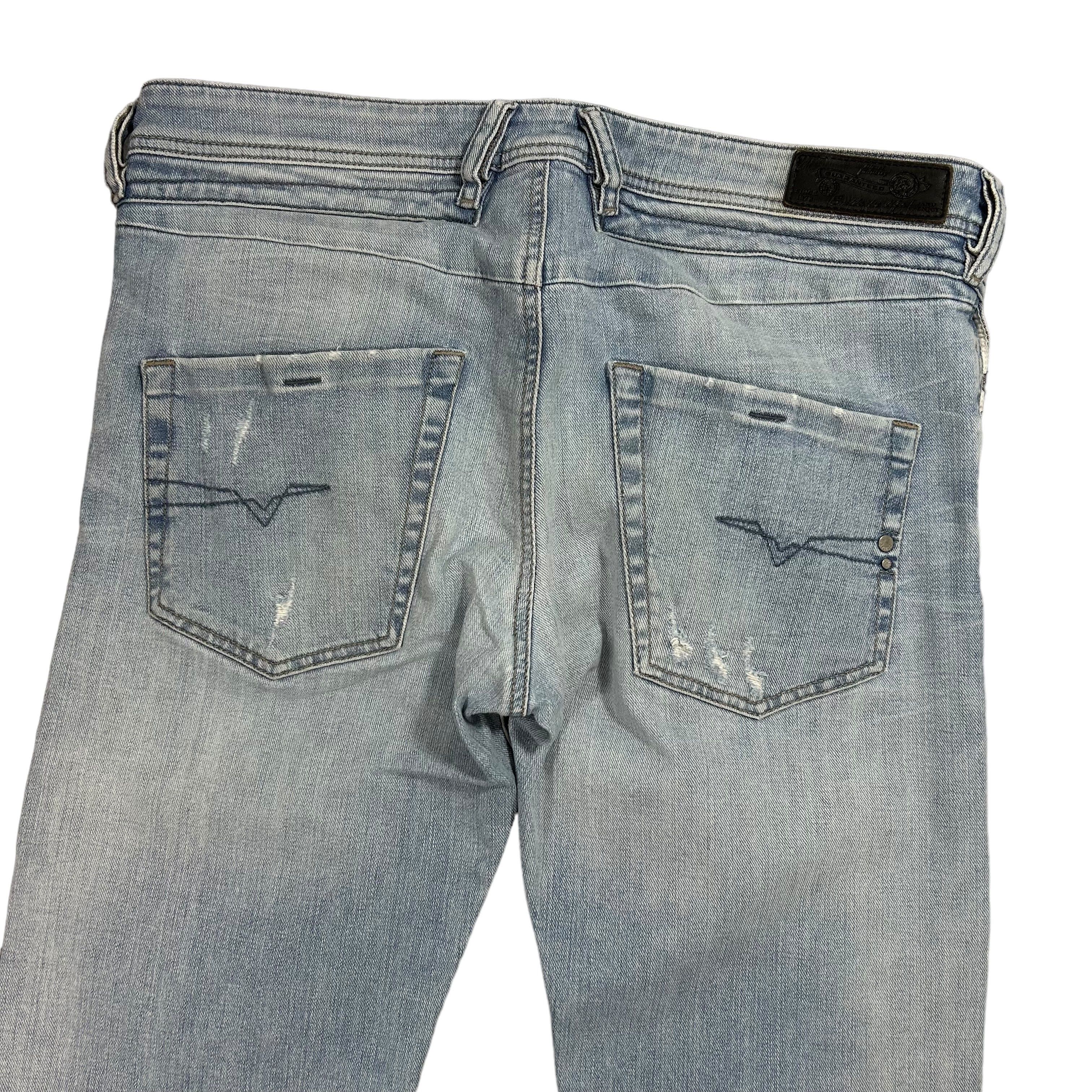 Diesel Diesel Belther Regular Slim Tapered Blue Denim Jeans W34L34 Size US 34 / EU 50 - 4 Thumbnail