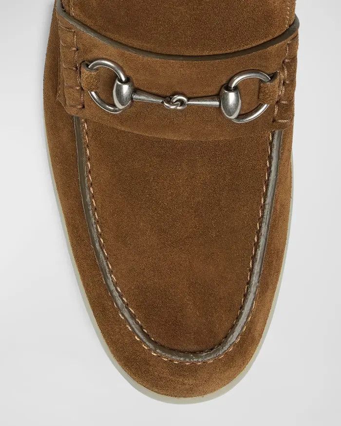 Gucci oc11z0226 Men's Loafers With Horsebit in Brown Size US 5.5 / EU 38 - 5 Thumbnail