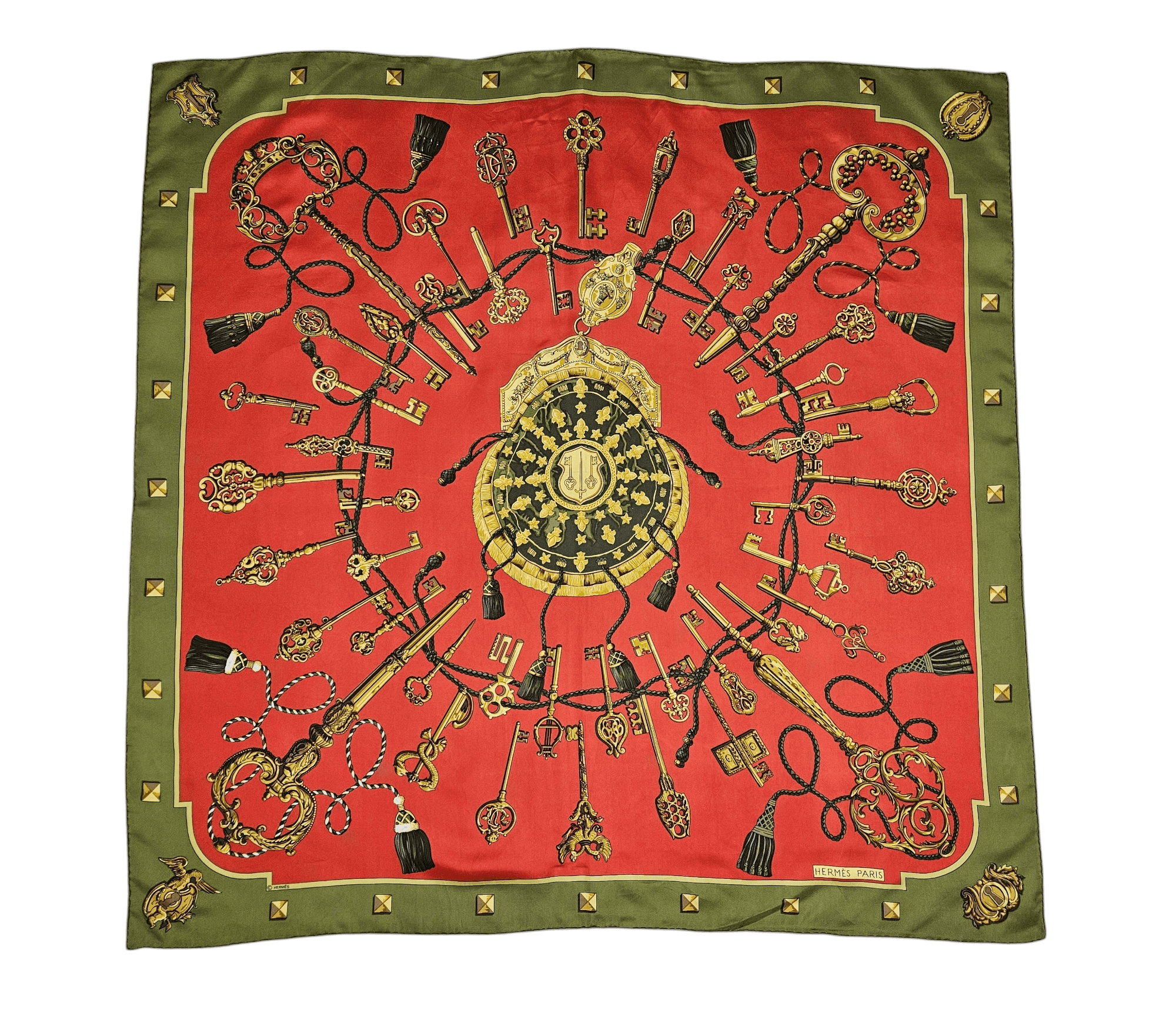 Hermes Hermes Les Cles Keys silk scarf Size ONE SIZE - 1 Thumbnail