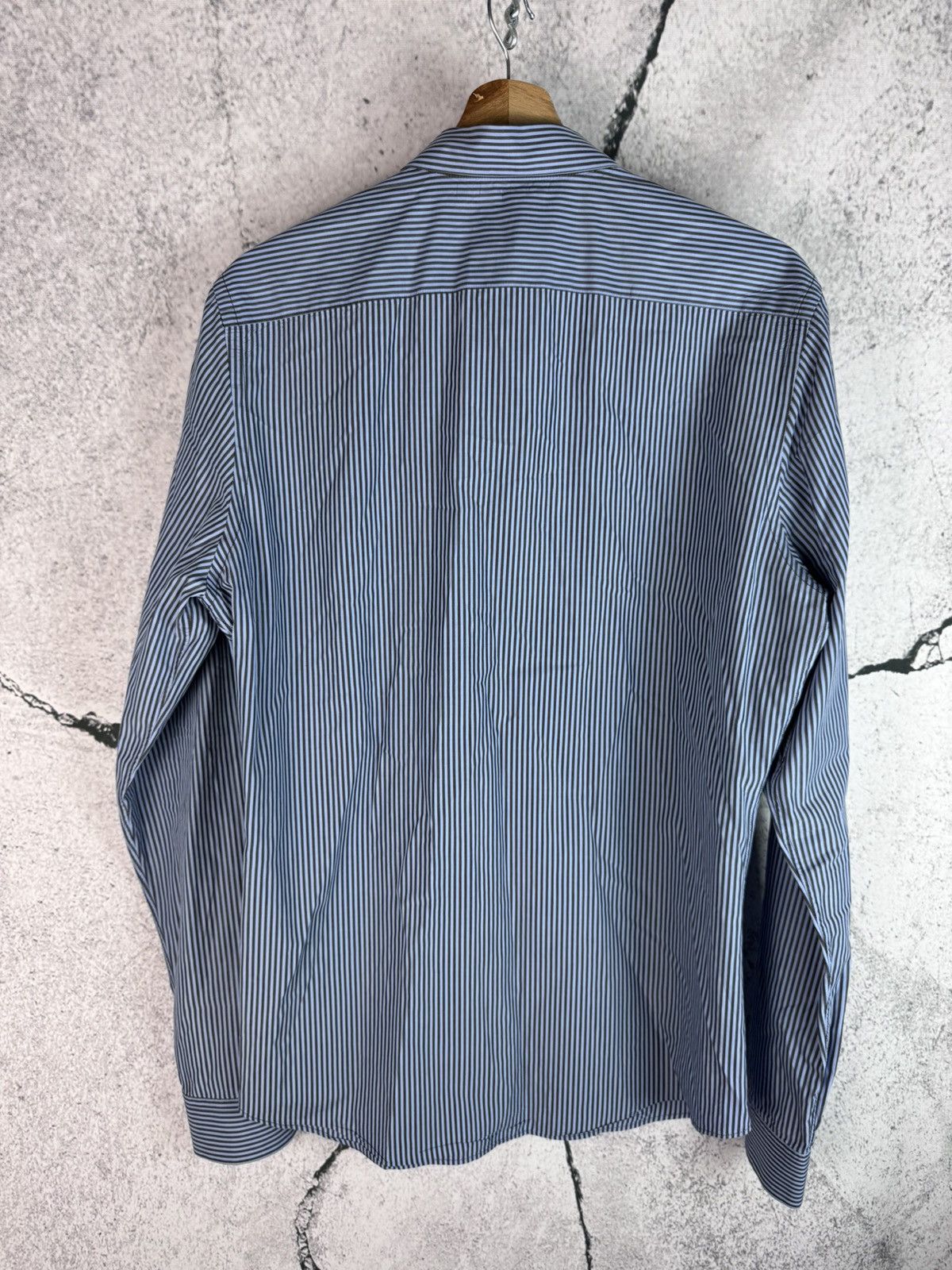 Prada Prada Stiped Formal Oxford Shirt Size US M / EU 48-50 / 2 - 2 Thumbnail