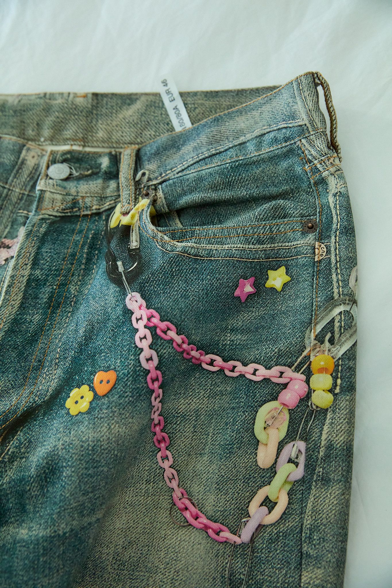 Acne Studios Acne Studios Trompe L'Oeil 1981 Mid Blue Denim Size US 30 / EU 46 - 4 Thumbnail