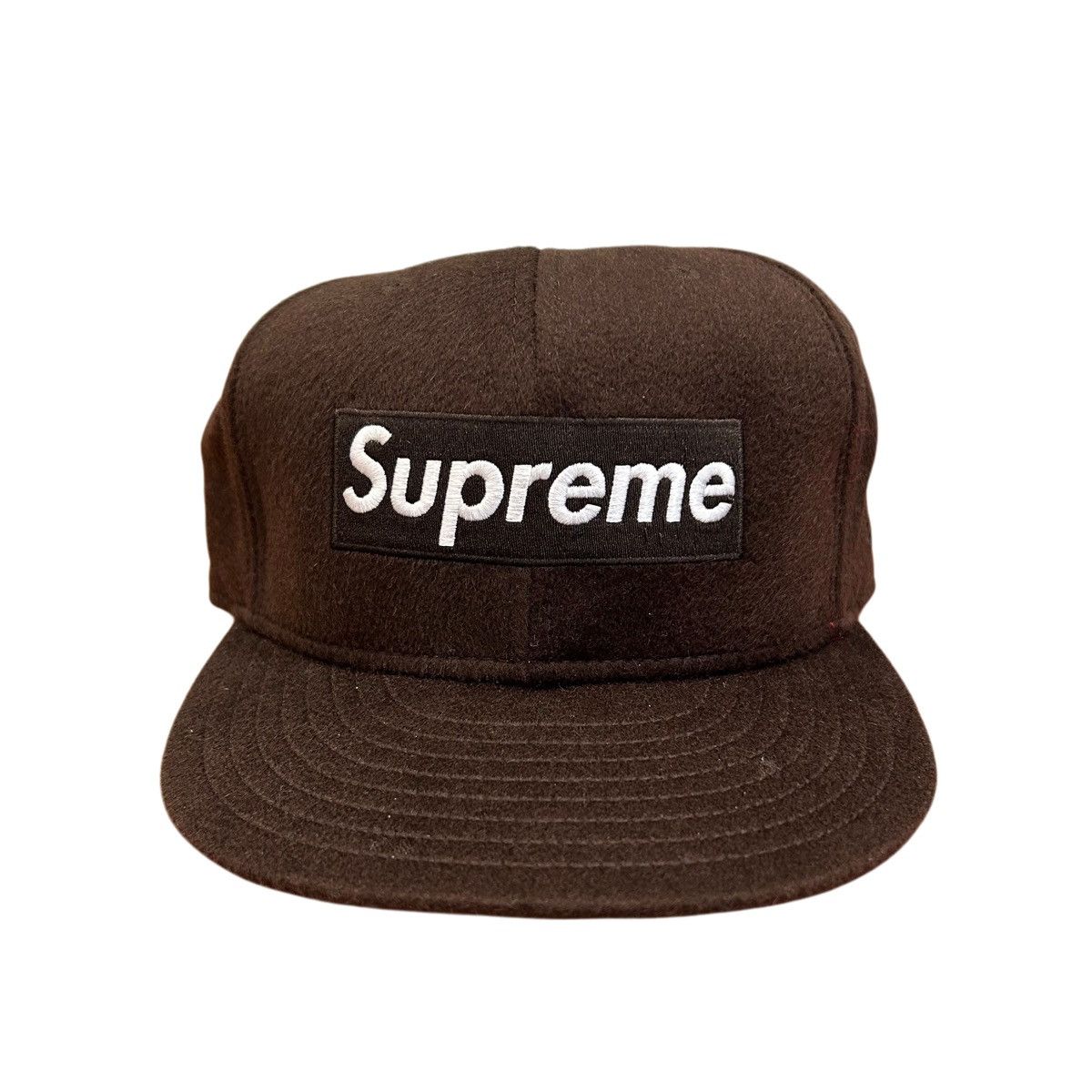 Supreme 2007 Supreme New Era Brown Box Logo Hat Size ONE SIZE - 1 Thumbnail