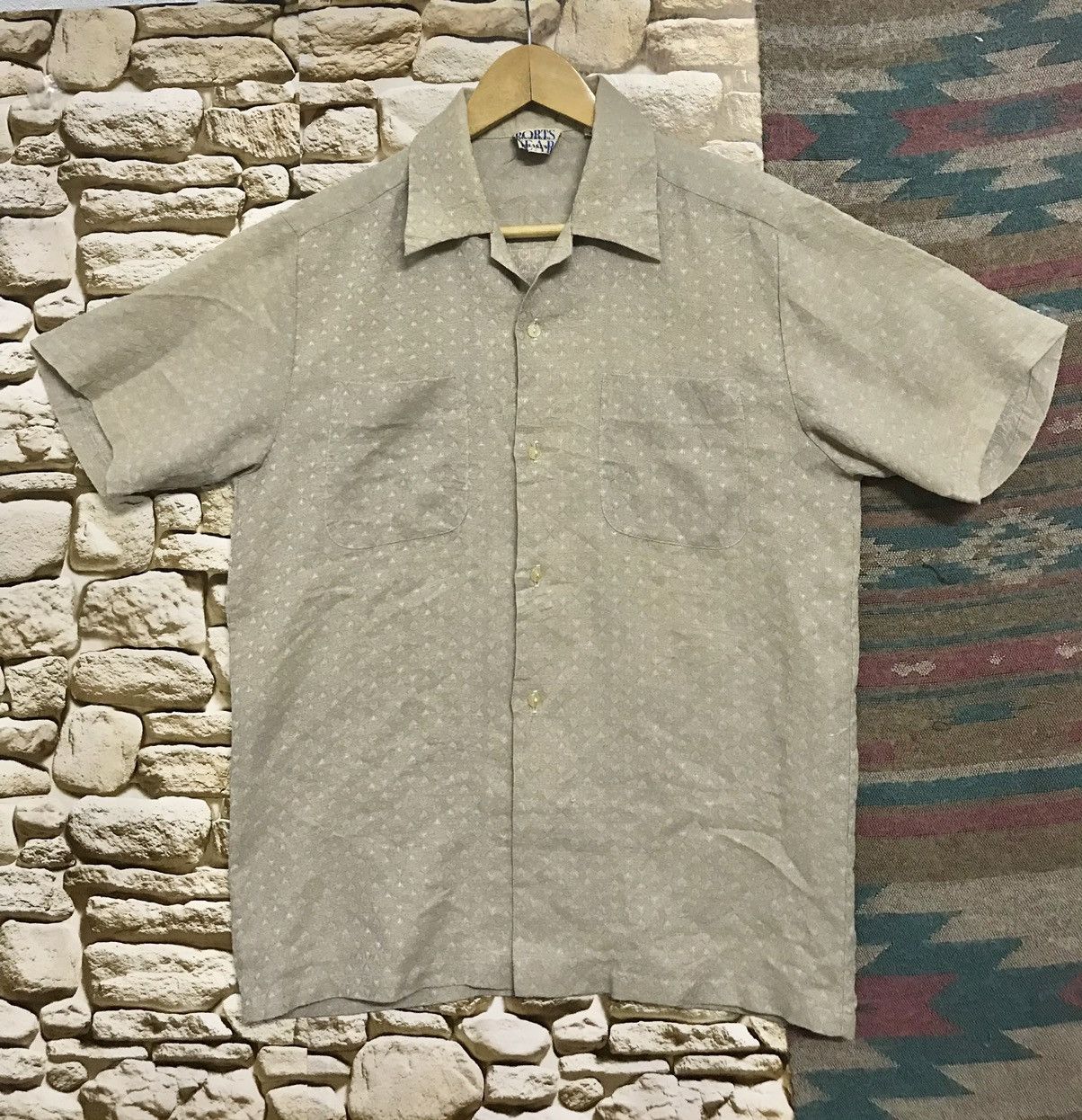 Vintage Vintage Sportwear Wasedaya’s Pegasus 70s Open Collar shirt Size US M / EU 48-50 / 2 - 1 Thumbnail