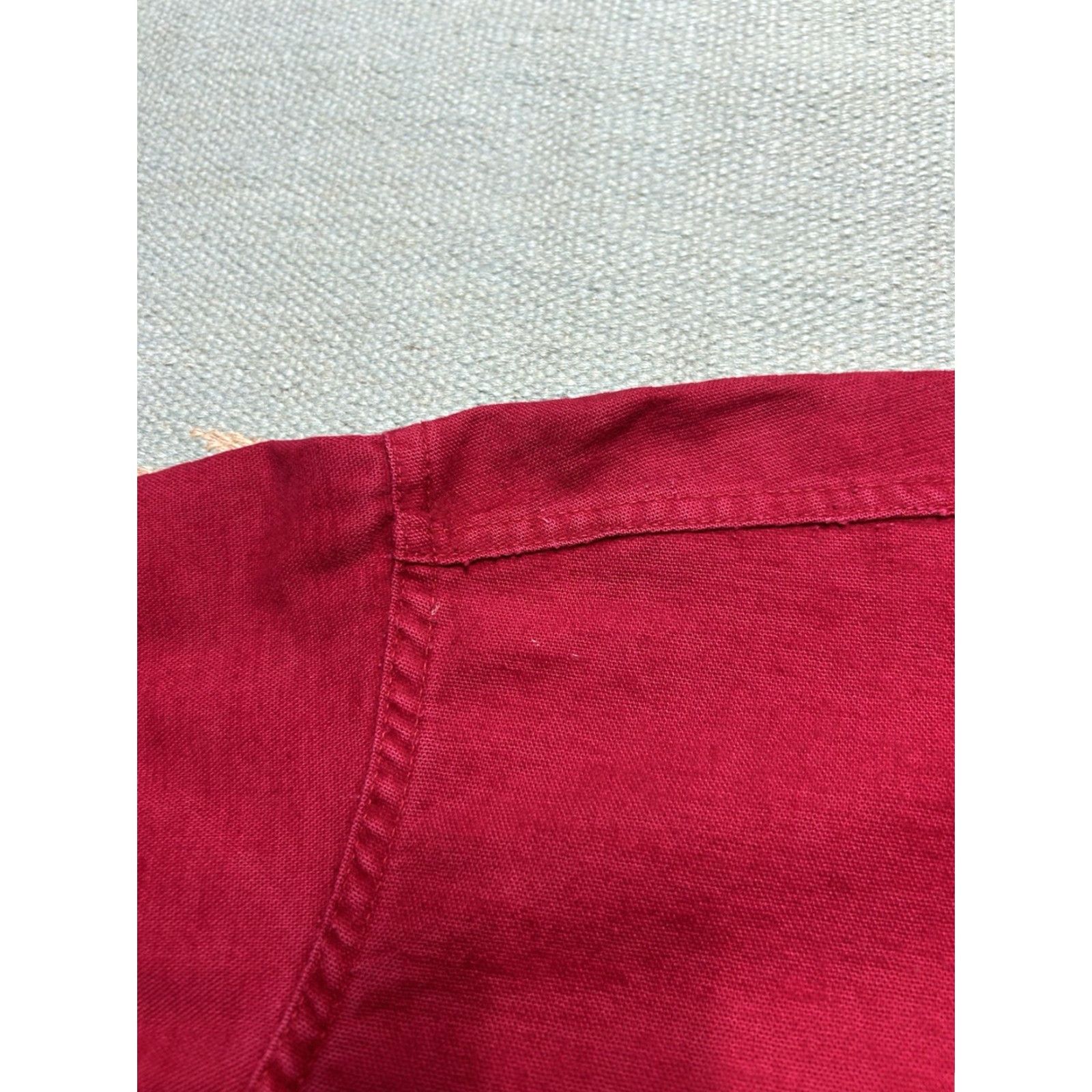 Vintage VINTAGE Woolrich Shirt Button-Up Long Sleeve Red XL Men Size US XL / EU 56 / 4 - 7 Thumbnail