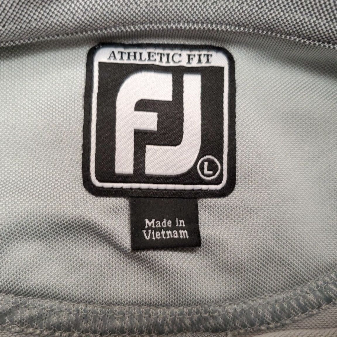 Footjoy VINTAGE Footjoy Polo Shirt Mens L Gray Performance Athletic Fit Golf Club Size US L / EU 52-54 / 3 - 5 Thumbnail