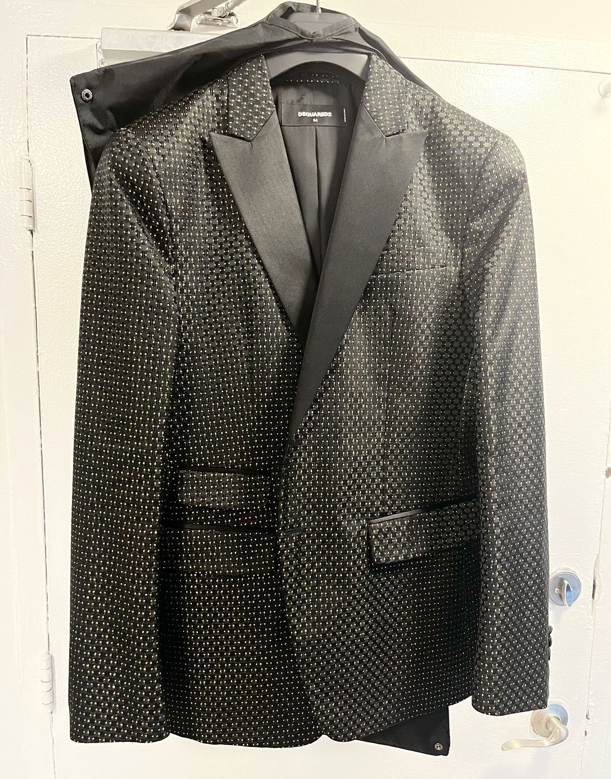 Dsquared2 Spectacular Tuxedo NYE style Blazer Size 44R - 1 Thumbnail