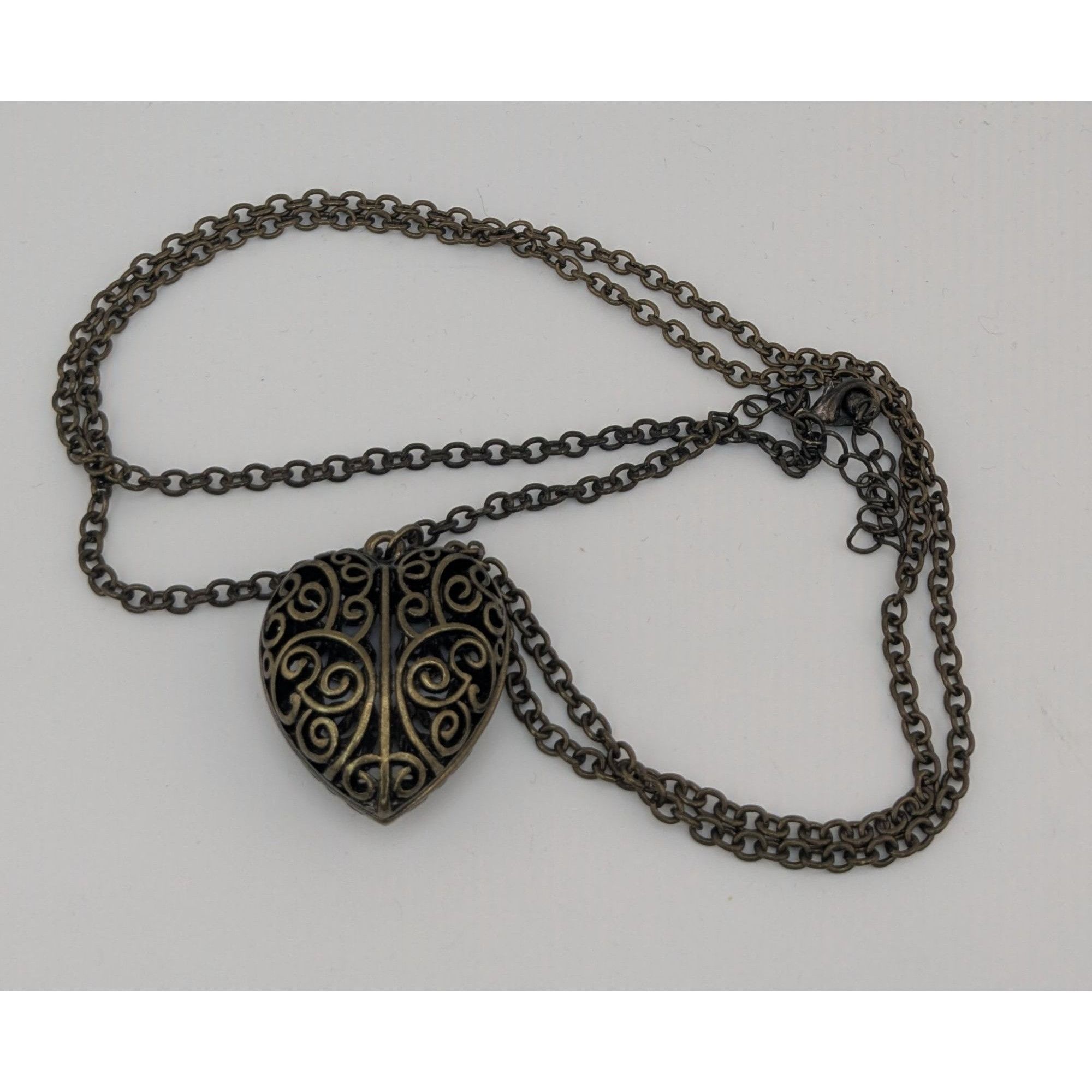Other Victorian-Inspired Steampunk Heart Filigree Pendant Necklace Size ONE SIZE - 3 Thumbnail