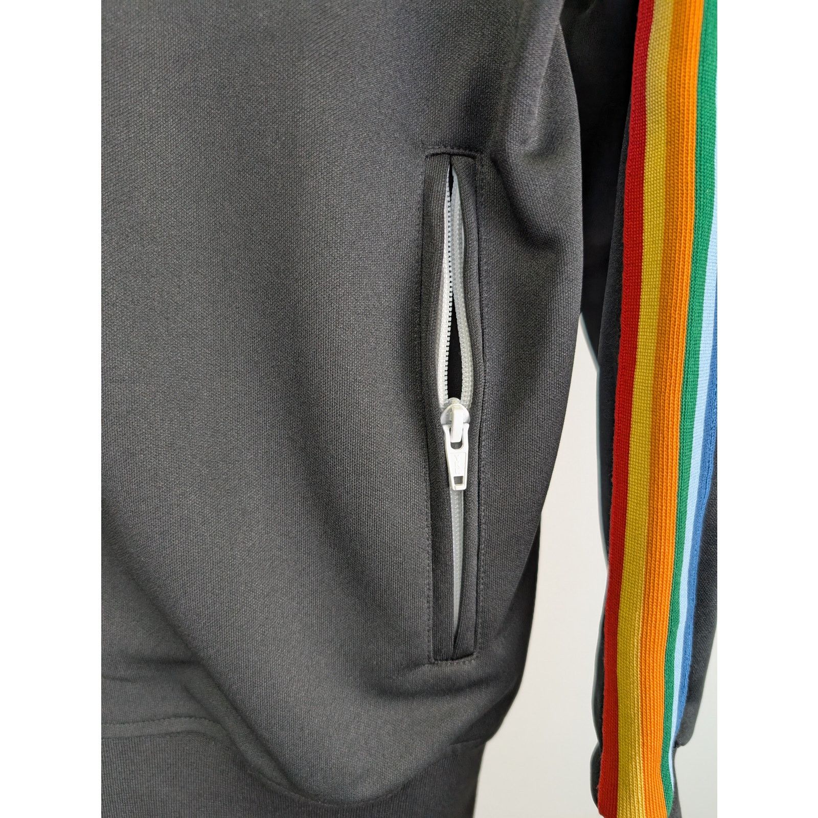 Palm Angels o1rshd1 Rain Bow Track Jacket in Black/Multicolor Size US M / EU 48-50 / 2 - 6 Thumbnail