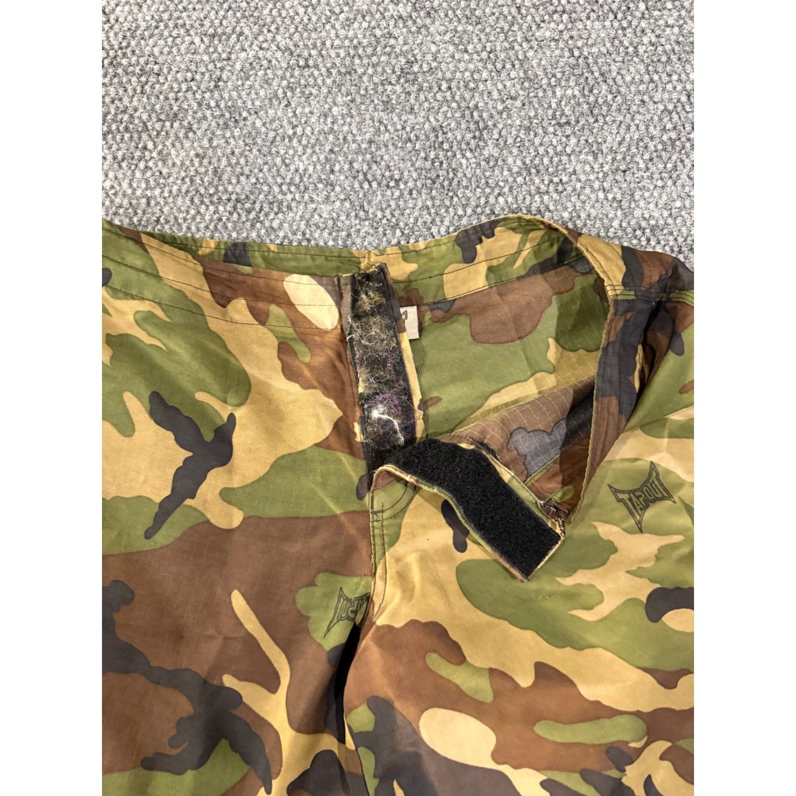 Tapout Tapout mens Medium green camouflage board shorts for MMA gym training Size US 31 - 4 Thumbnail