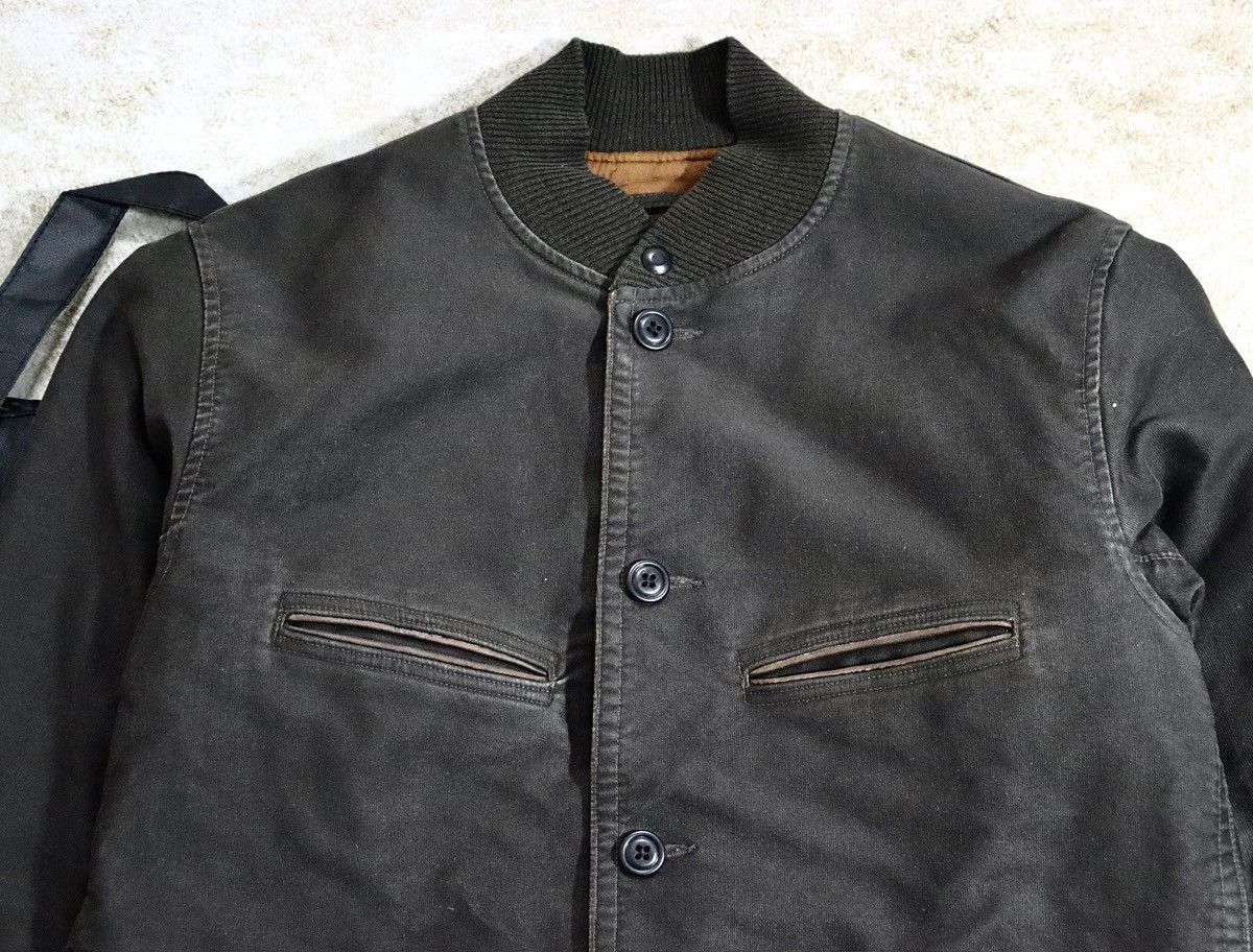 Ralph Lauren RRL Ralph Lauren Leather-Trim Cotton Bomber Jacket Size US M / EU 48-50 / 2 - 5 Thumbnail