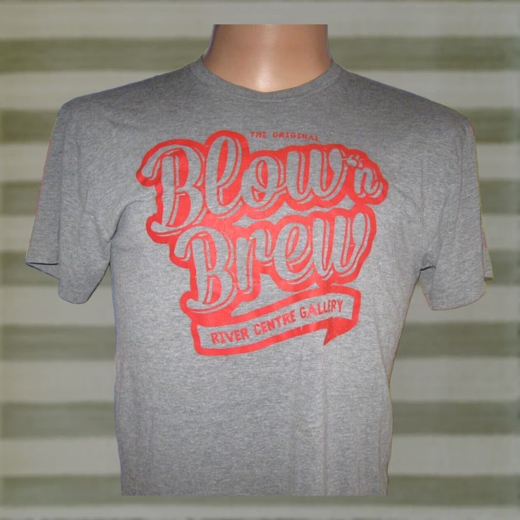 Next Level BLOW N' BREW Toledo Ohio Glass ART BEER River Centre Gallery T Shirt Men's MED Size US M / EU 48-50 / 2 - 1 Thumbnail
