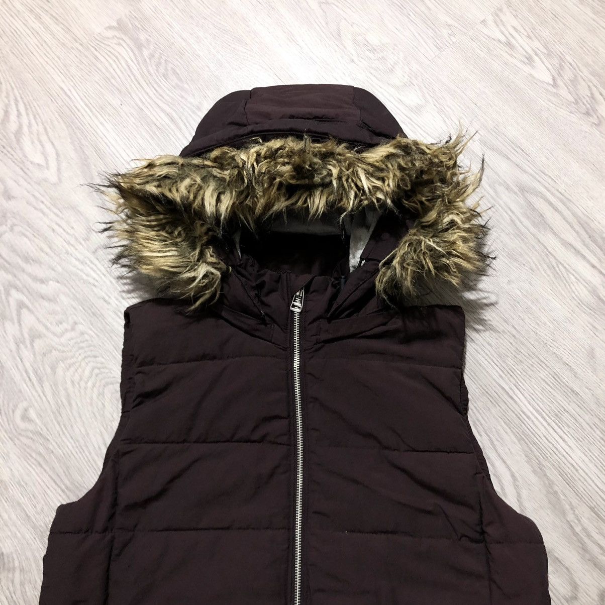 If Six Was Nine 2000s Gap Gothic Punk Style Down Jacket Fur Vest Brown Size US M / EU 48-50 / 2 - 7 Thumbnail